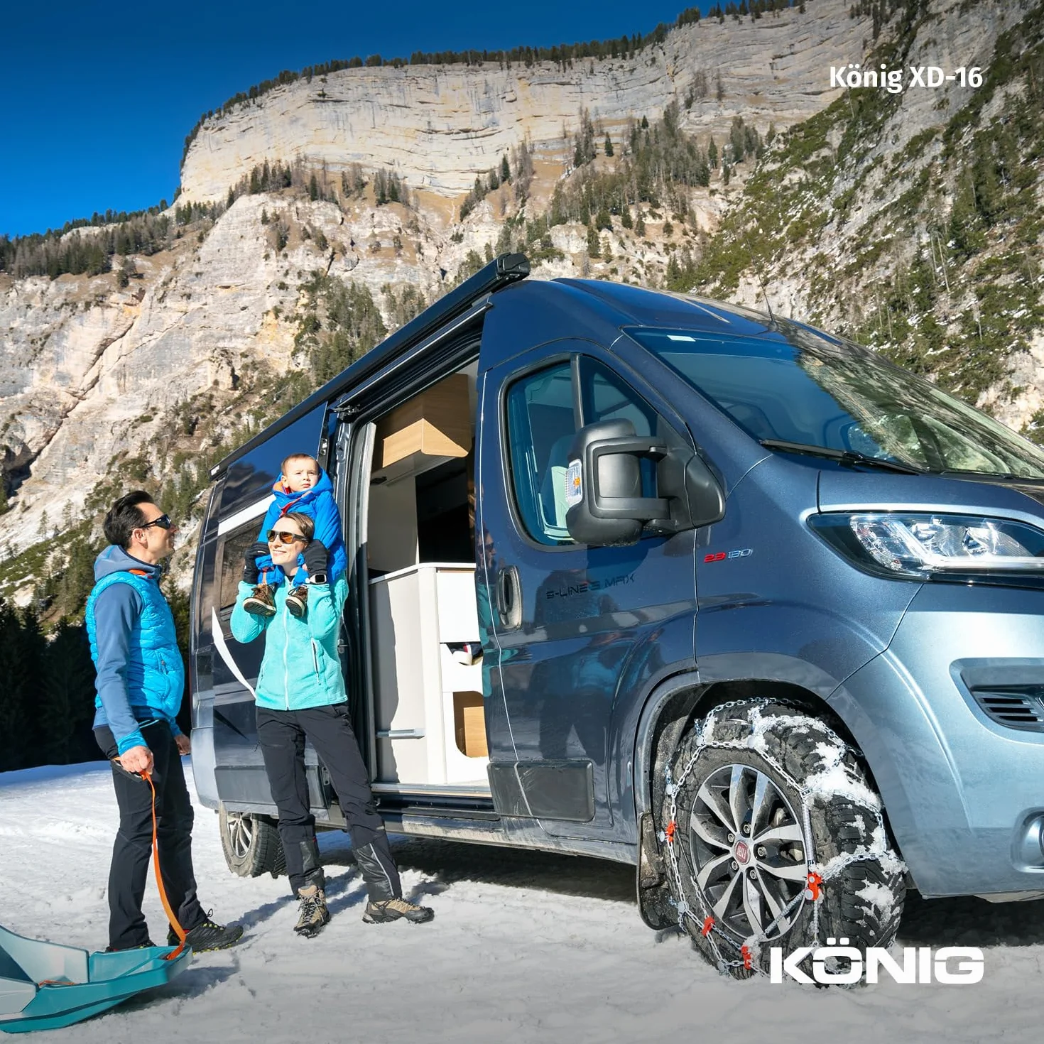 KÖNIG XD-16 240 Catene da Neve