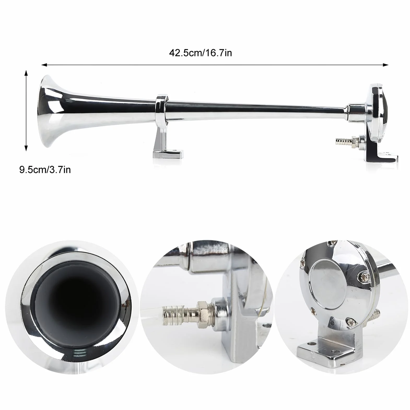 Rupse Trombe ad Aria per Auto, Trombe Camion 12V,Clacson Auto con Compressore 150 dB Super Forte per Camion,Barca,Treno