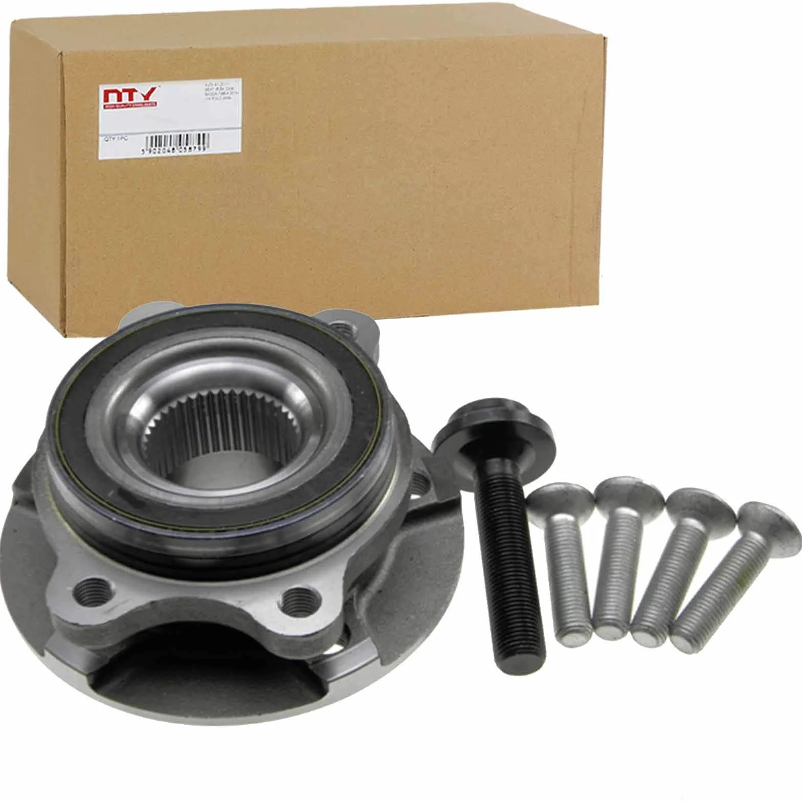 NTY Mozzo ruota KLP-AU-009K Compatibile con Audi A4 B8 A5 A6 C7 A7 A8 Q5 R8