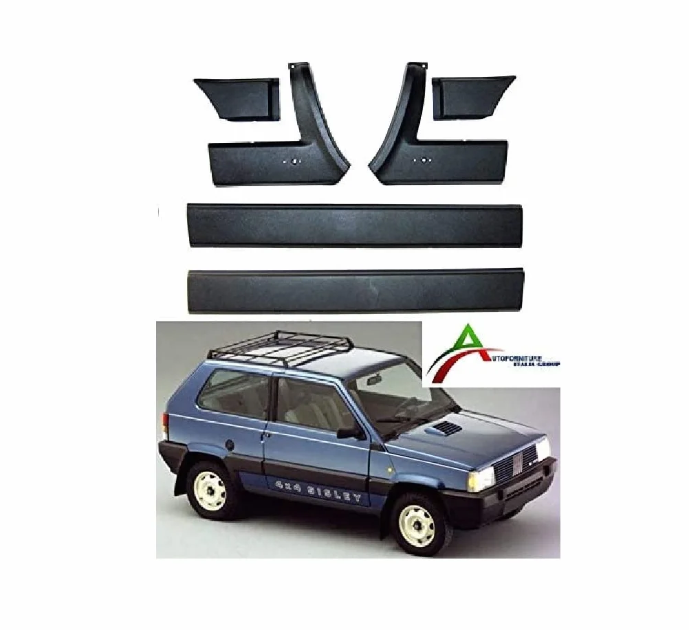 Modanature paracolpi fasce protettive laterali KIT 6 PEZZI per auto 4x4