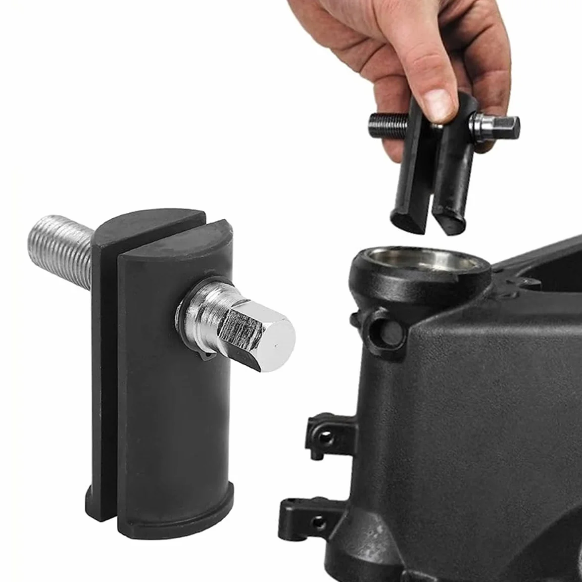 Attrezzo per la rimozione dell'alloggiamento del Cuscinetto del Collo dello sterzo Universale per Moto, estrattore per Cuscinetti da 1-1/8" a 2-5/8"