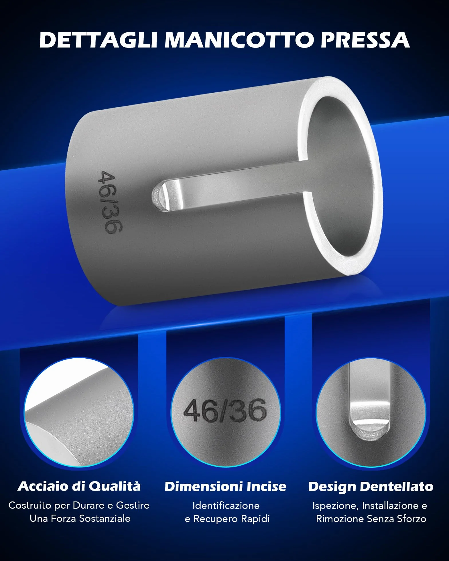 Orion Motor Tech 27 Pezzi Set Estrattore Silent Block Boccole con 22 Manicotti Pressatura 5 Mandrini Dadi Kit Rimozione Boccole Cuscinetti Tenuta Auto Camion