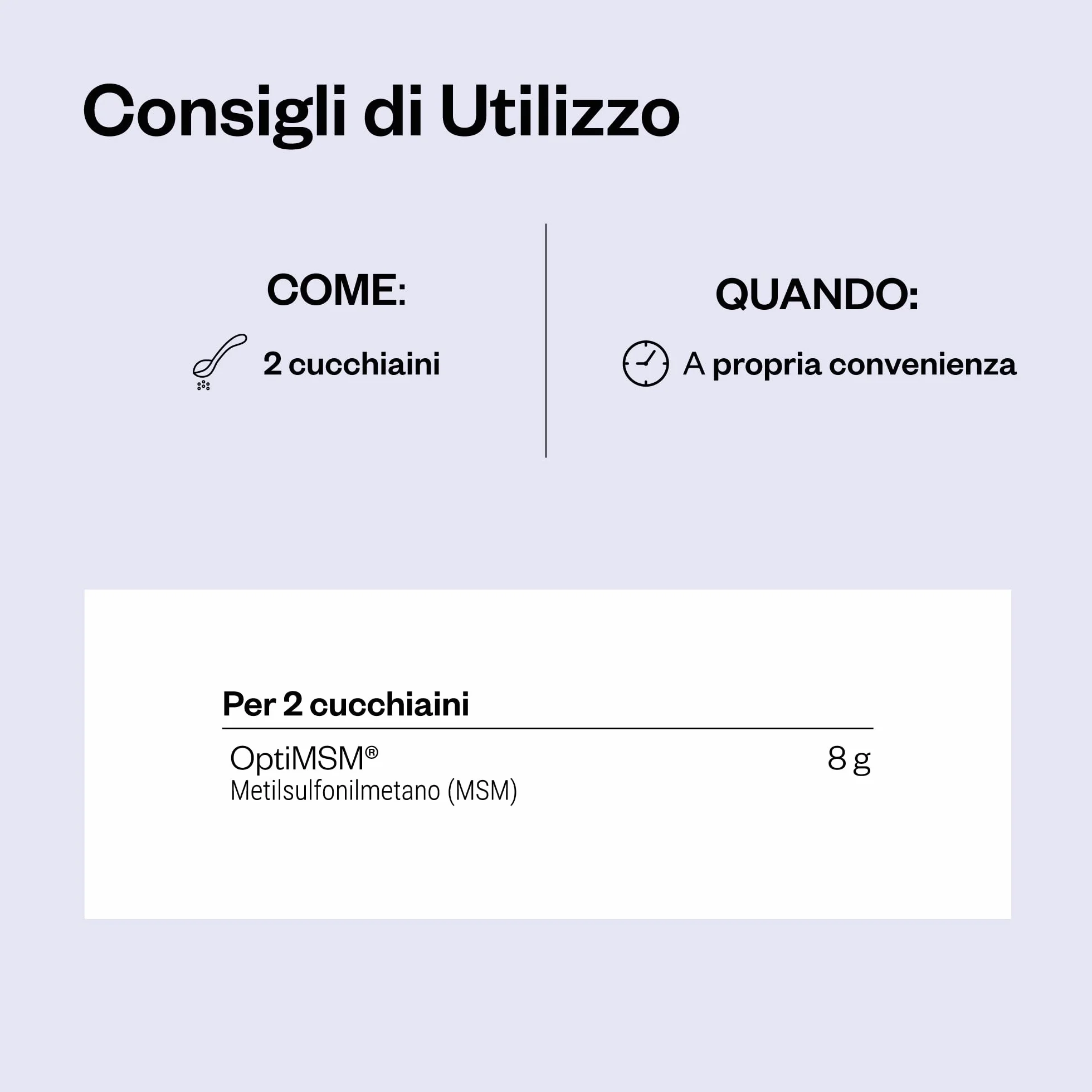 SuperSmart OptiMSM 200 G Metil-sulfonil-metano Zolfo organico Comfort articolare