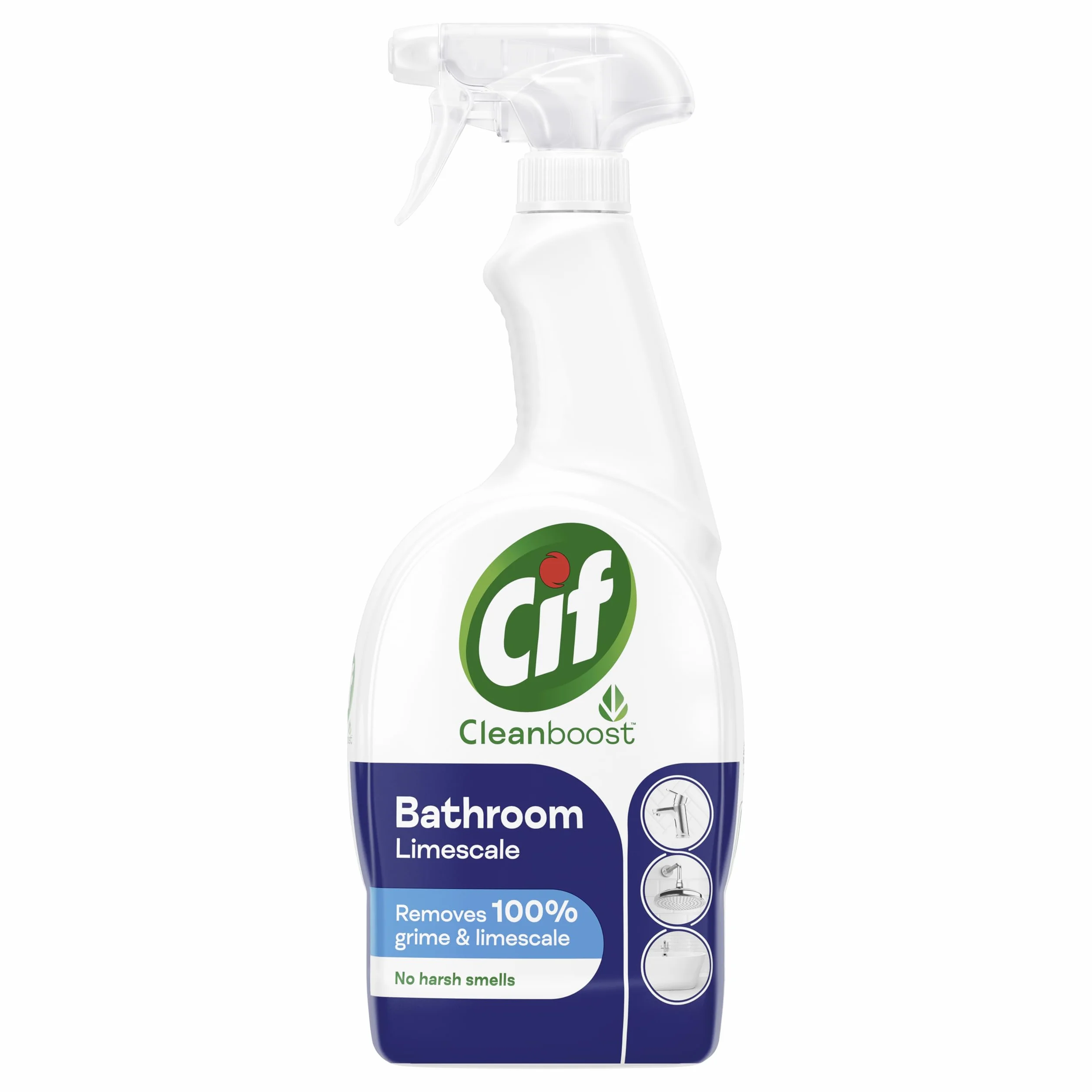 Cif Cleanboost Bagno Spray 700 ml pulizia ceramica cromo smalto plastica acciaio inox
