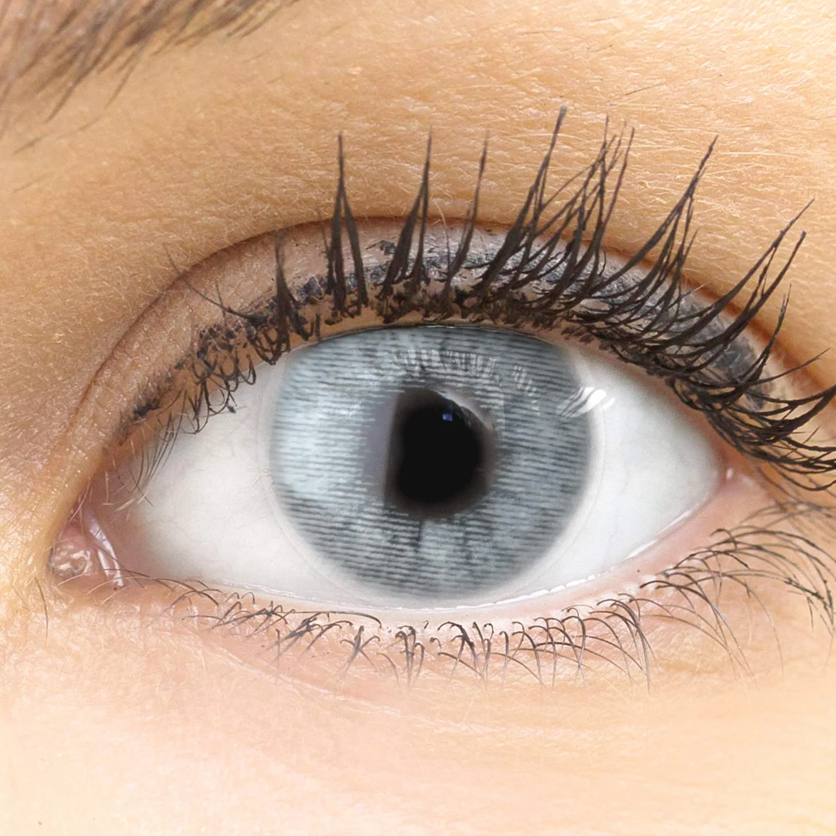GLAMLENS Keira Blue lenti a contatto colorate mensili silicone idrogel 2 pezzi DIA 14.2 senza correzione