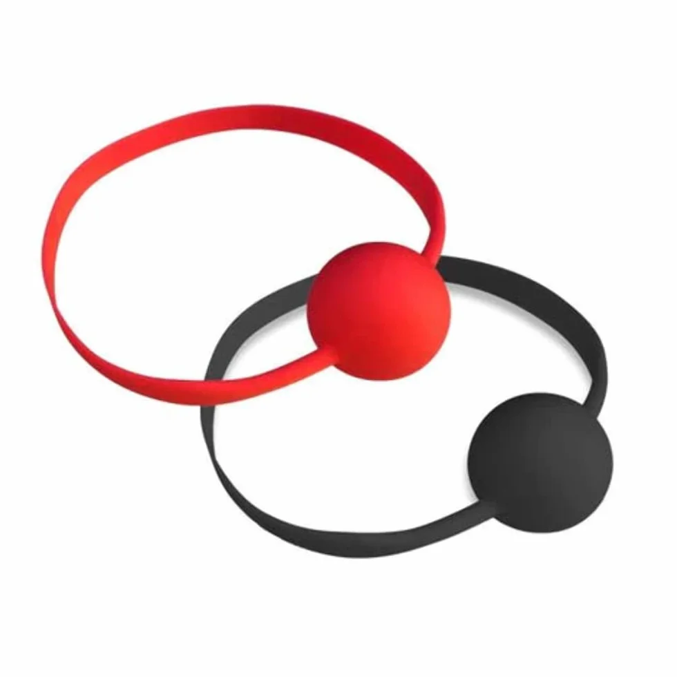 Creative Conceptions CCQGBALLR Quickie Gag Sfera Silicone Grande Rossa