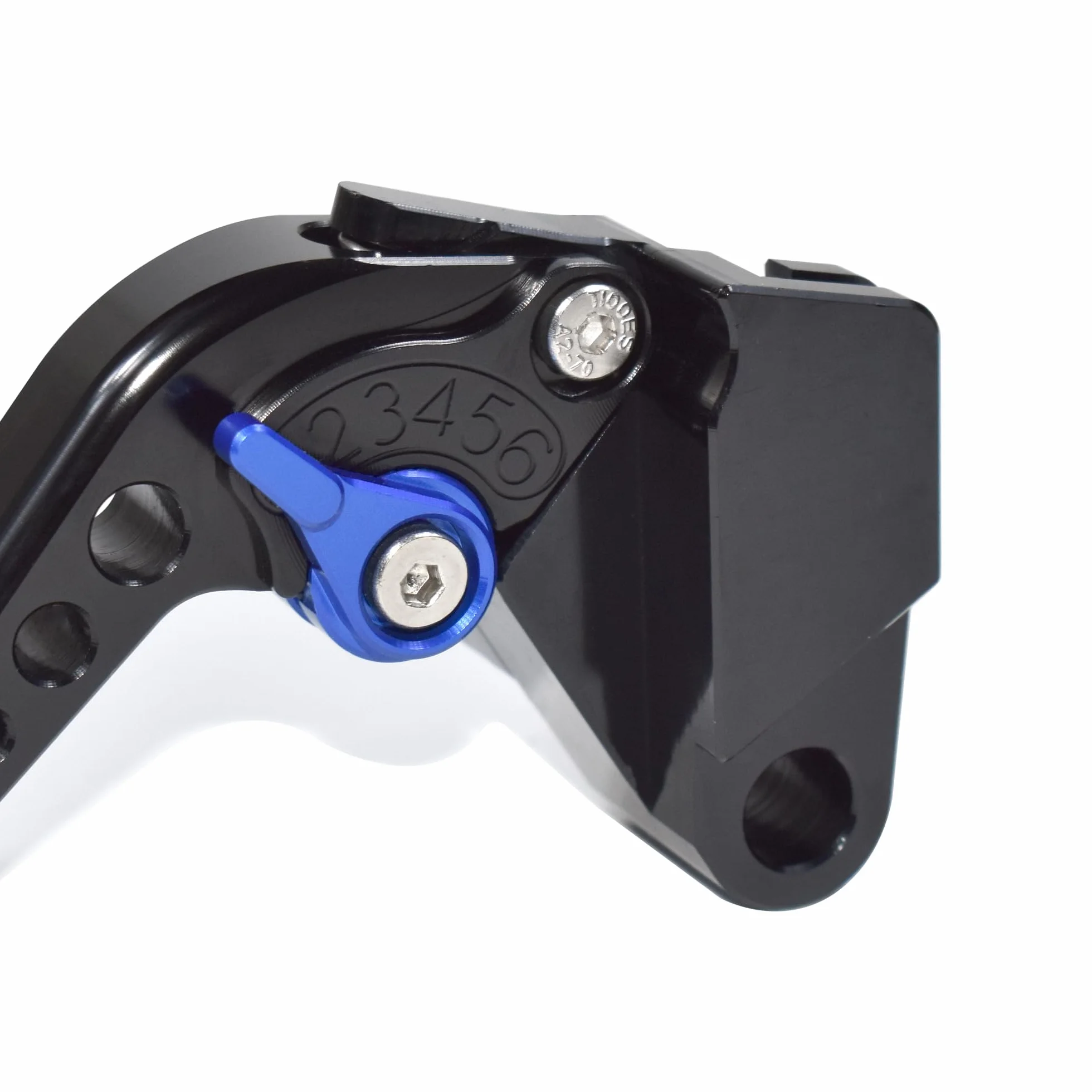Leva freno corta Leva frizione compatibile con YAMAHA Fazer FZ-1 FZ-8 FZ-6 FZ-6R FZS600, Realizzato in lega di alluminio CNC (Black)