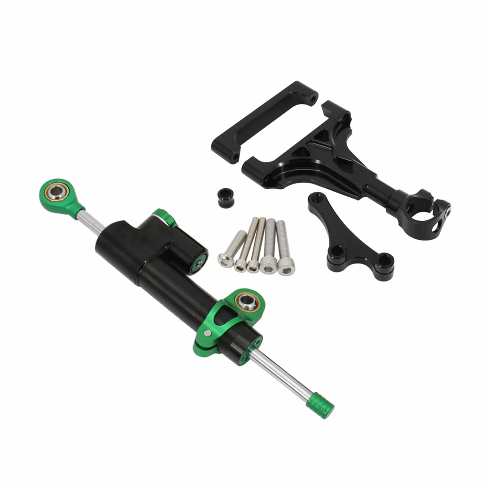 LOTFI Z750/Z1000 Ammortizzatore di Sterzo Stabilizzatore Supporto Staffa Kit di Montaggio Fit for KAWASAKI Z 1000 Z 750 2003 2004 2005 2006 2007 2008 2009 (Size : E)