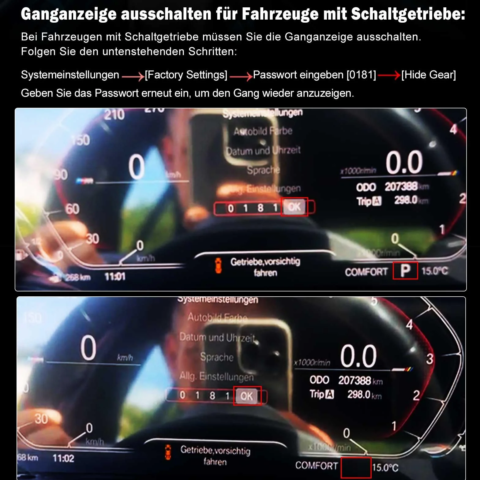 Tachimetro Digitale LCD 12,3" per BMW 5 Serie E60 E61 X5 E70 X6 E71 CiC CCC Plug & Play HD Display