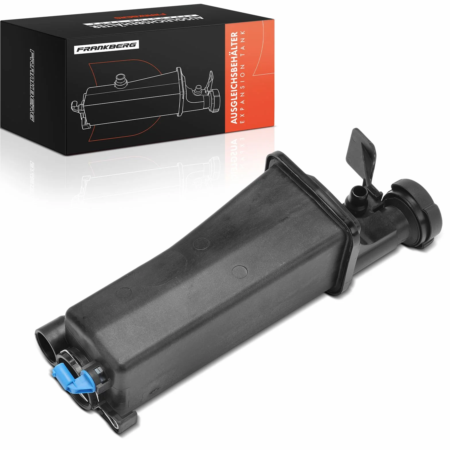 Frankberg Serbatoio di Espansione Refrigerante Intestazione Compatibile con Serie 3 Touring E46 2.0L Serie 3 E46 1.9L Serie 3 E46 2.0L Serie 3 Touring E46 1.9L X5 E53 3.0L Replace# 17137787040