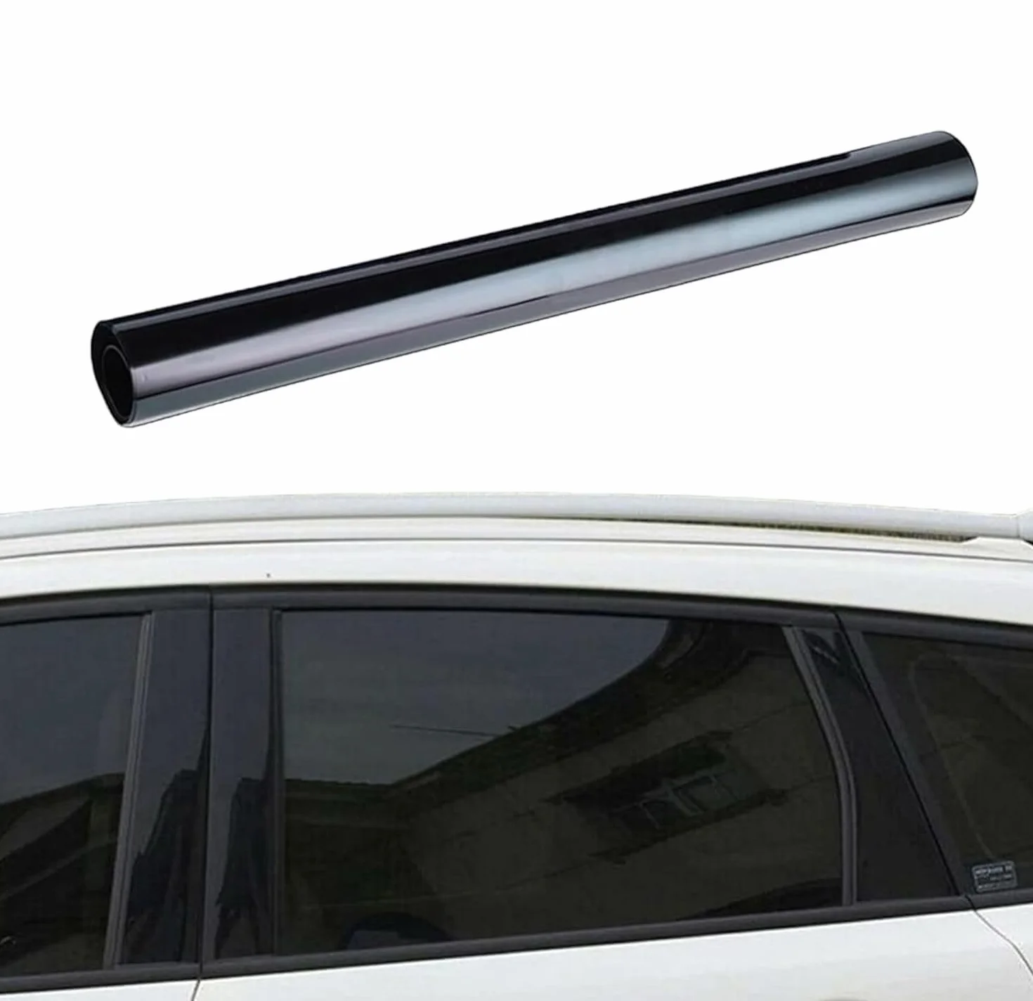 Pellicola Oscurante per Vetri Auto di Alta Qualita'Pellicola Per Vetri Auto o Casa Pellicola Parasole, Antiriflesso Autoadesiva Protezione Solare 5% 50x300cm / 75x300cm (75x300)