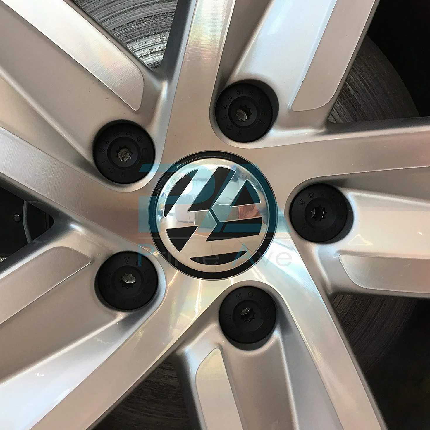 Originali Volkswagen Set Bulloni Ruota Copricapo Ricambi Golf Passat Polo Touran Beetle Caddy EOS Lupo Scirocco Sharan Tiguan 1K06011739B9 Confezione da 20 Pezzi