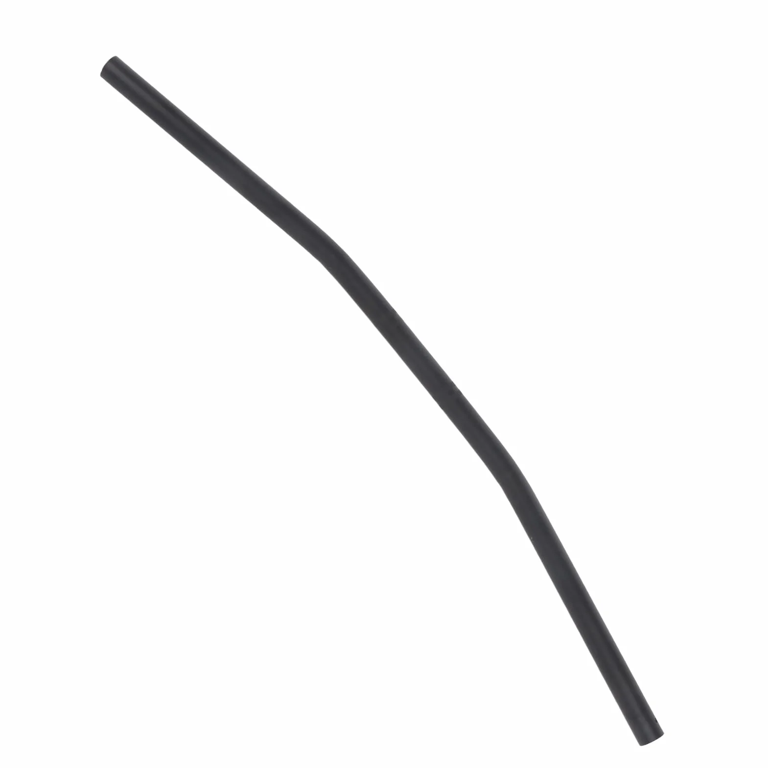 Manubrio Moto 22mm Piega Bassa 7/8 Cali Nero Argento Piegato