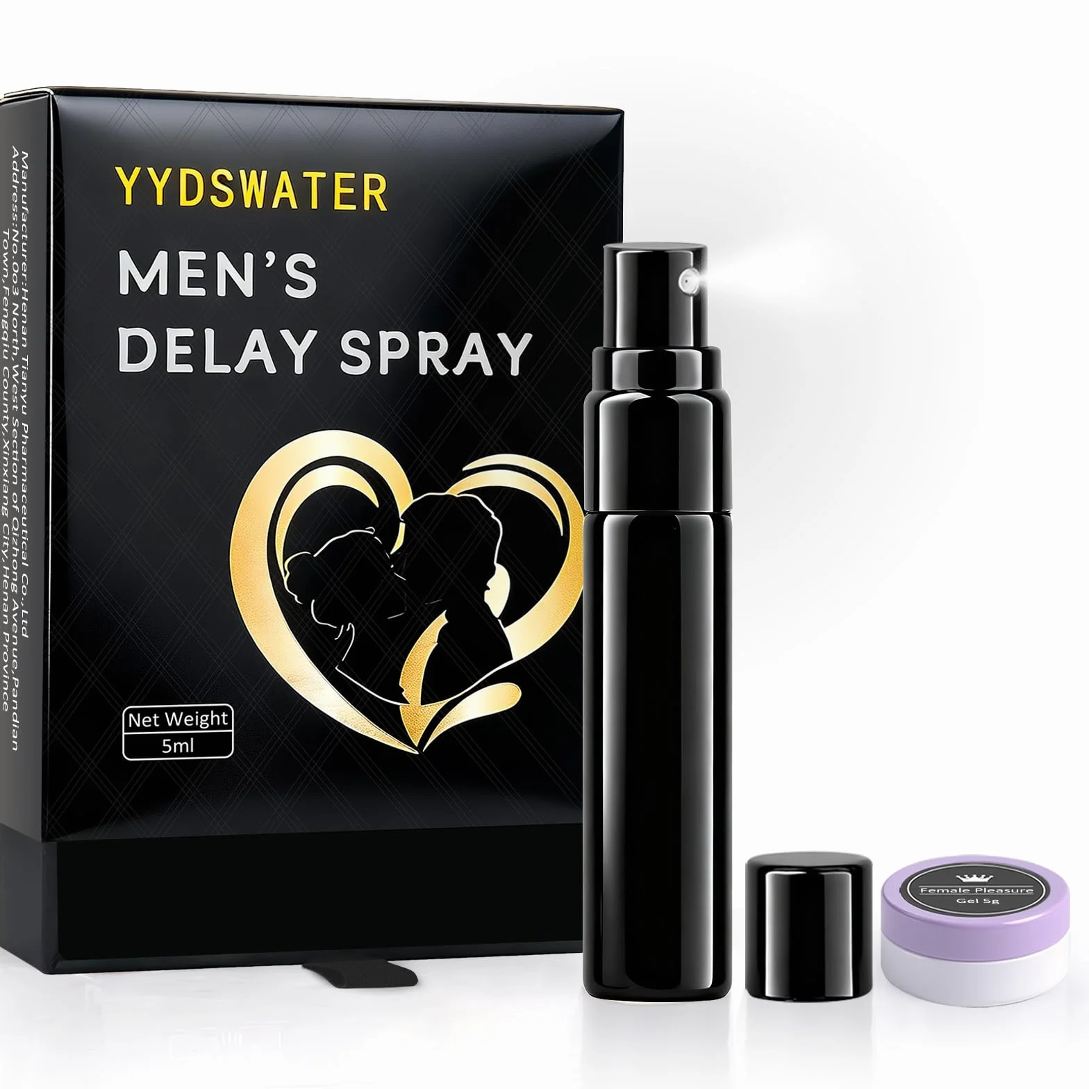 Spray Ritardante Uomo Naturale 5ml Prolunga Intimità Preserva Sensibilità