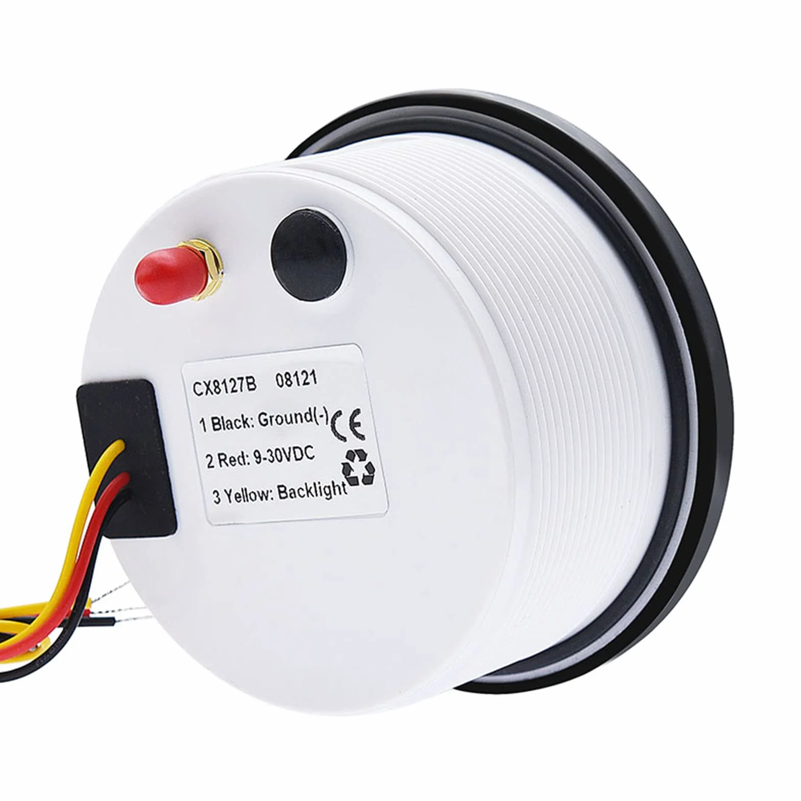 Geloo 85MM GPS tachimetro, 7 colori retroilluminazione 60KM/H contachilometri misuratore di velocità per moto barca marina camion auto con antenna GPS