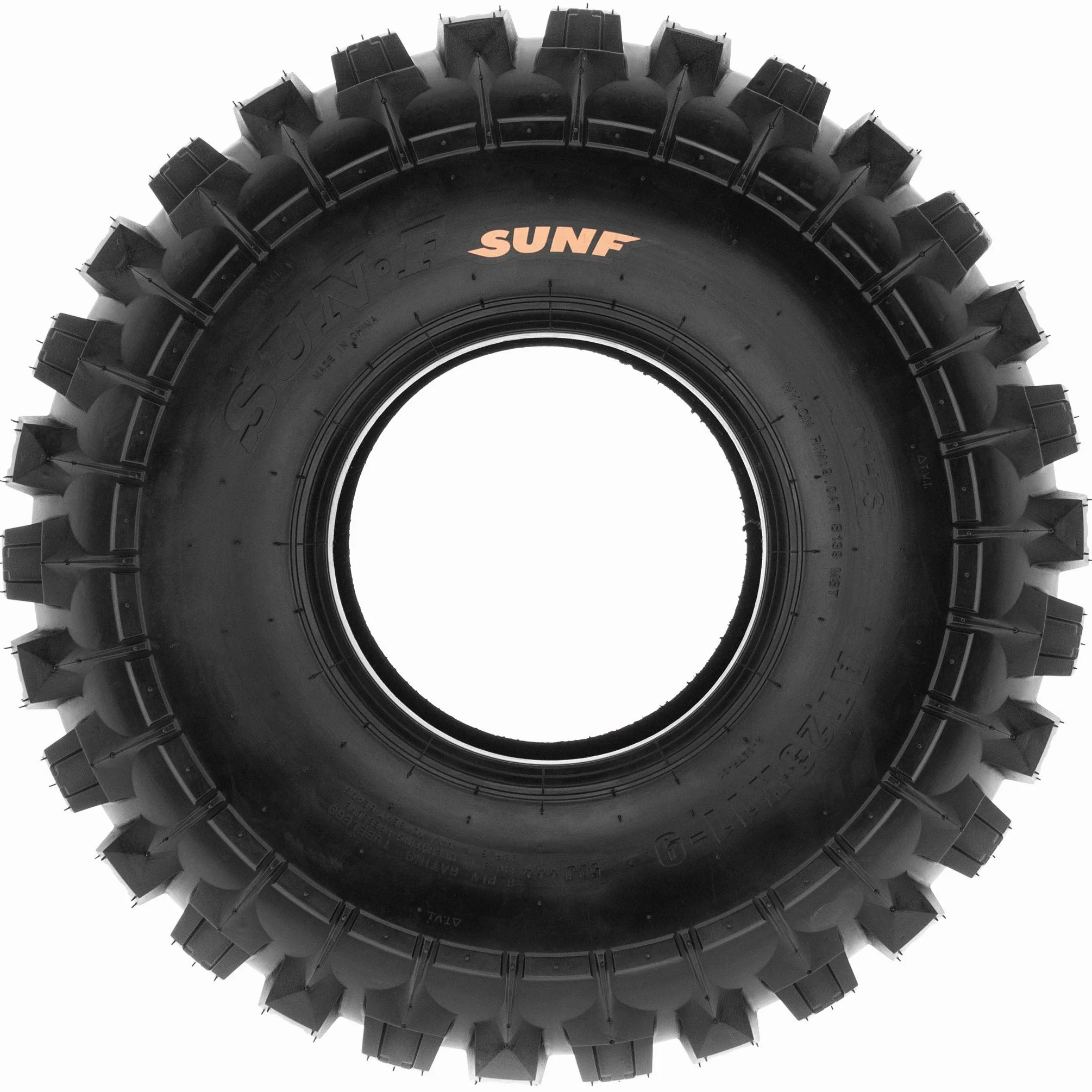 SunF A027 20 x 11-9 20 x 11 x 9 XC Quad ATV UTV pneumatici sportivi 6PR TL 43J E4 Mark, set da 2 pezzi
