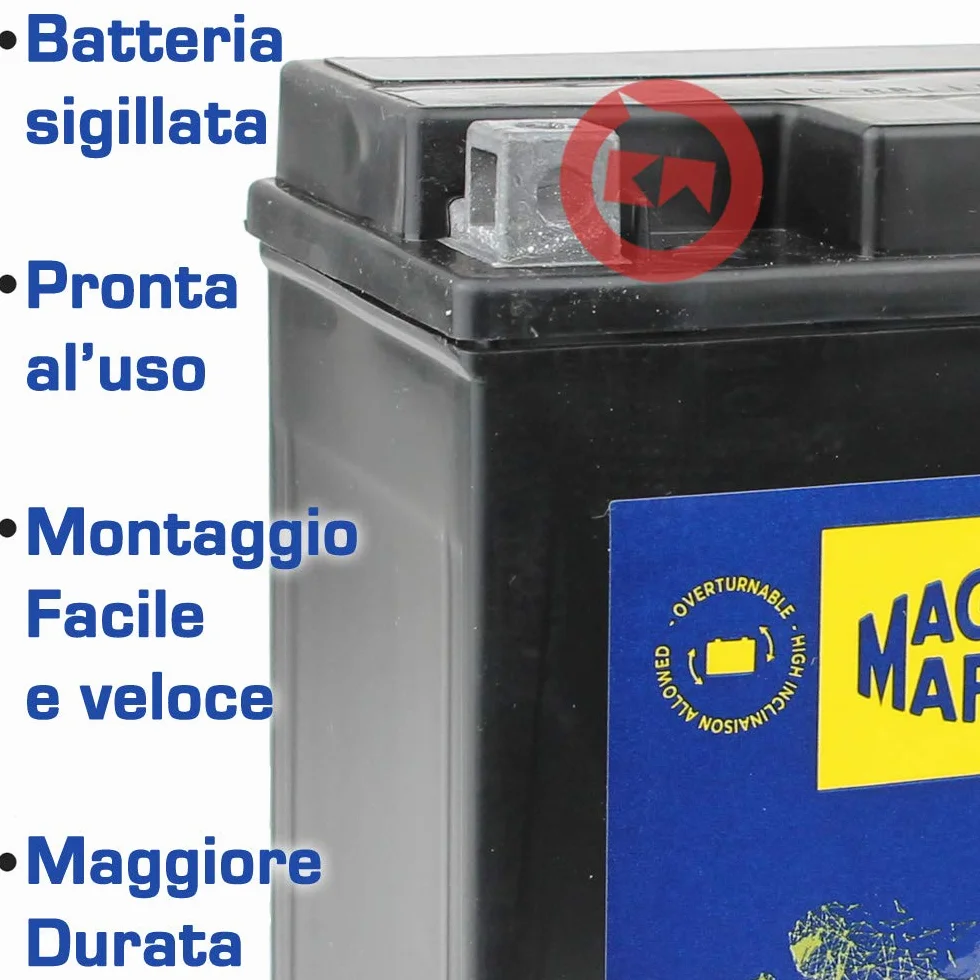 Originale Batteria MOTX7L Sigillata Precaricata
