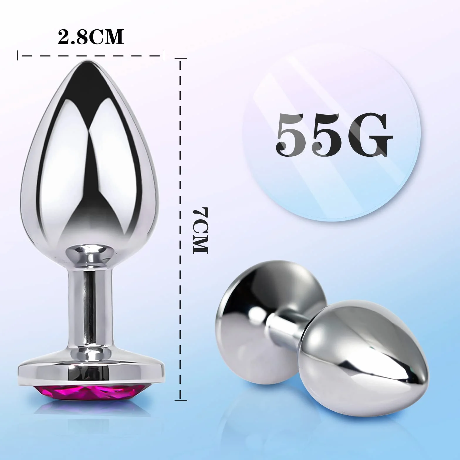 Cacuola Anal Plug Dilatatore Sex Toys Kit per Donna Uomo Metallo