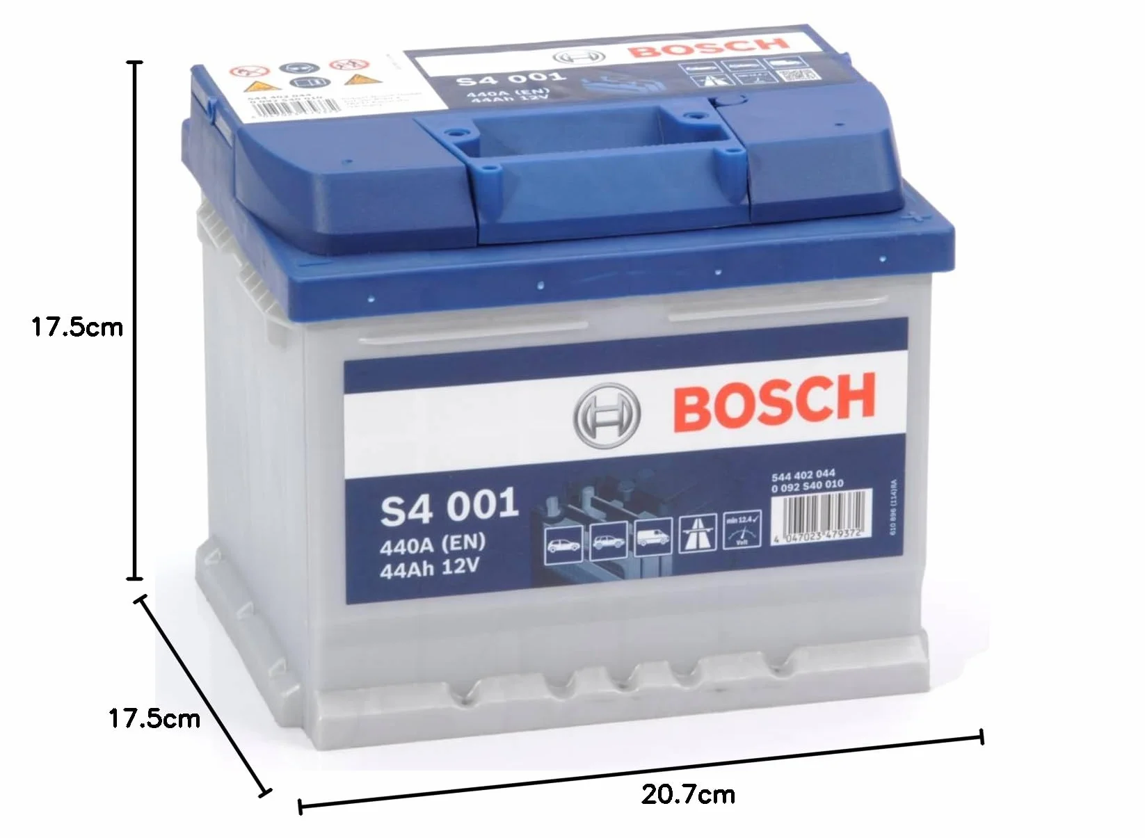 BOSCH S4001 Bateria Rozruchowa 44Ah 12V 440A