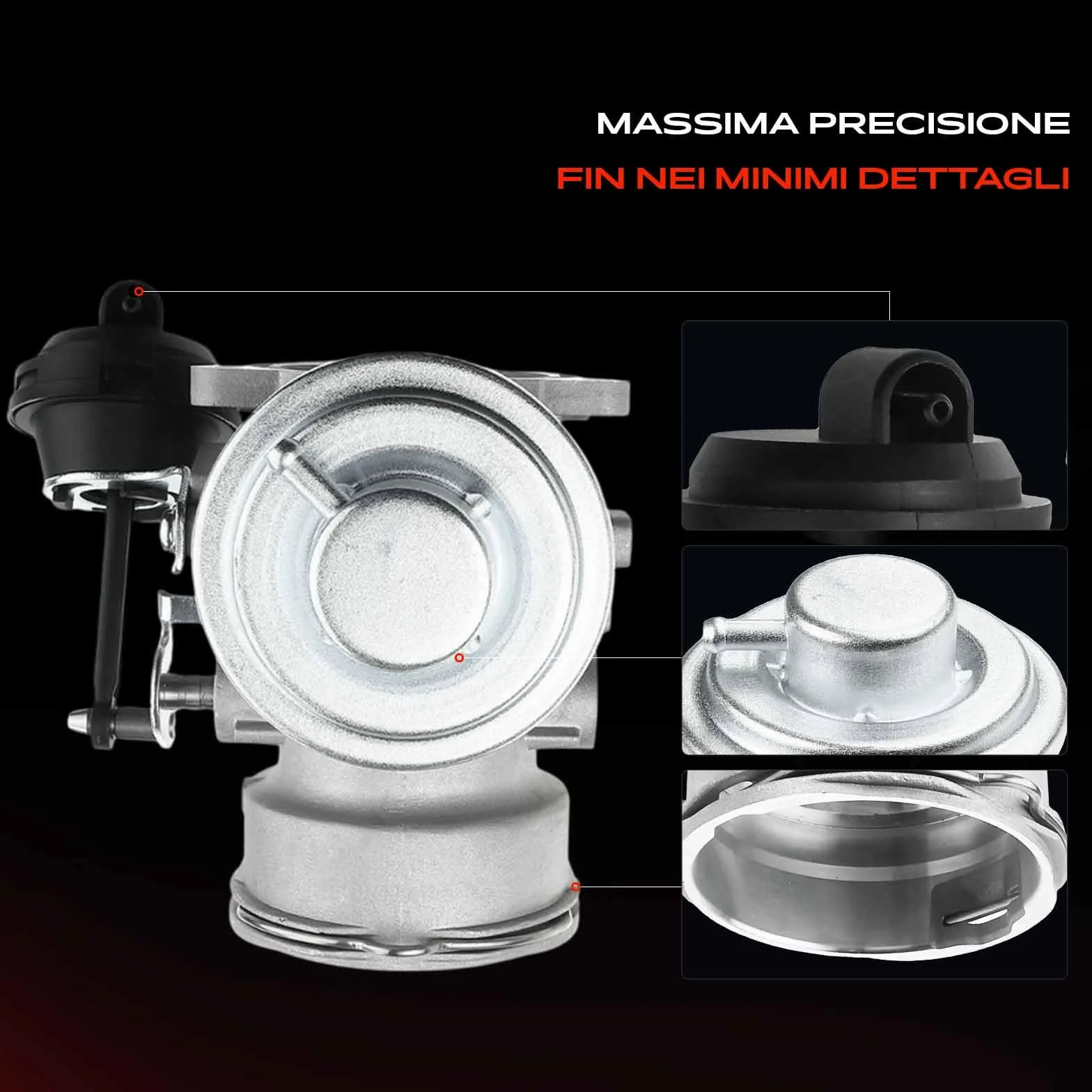 Frankberg Valvola EGR Diesel Compatibile con A3 8L1 1.9L Golf IV 1J1 1.9L Golf IV Variantee 1J5 1.9L Leon 1M1 1.9L O.c.t.a.v.i.a I Combi 1U5 1.9L Replace# 7371D