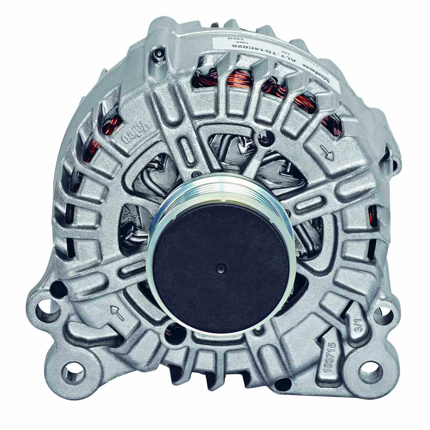 VALEO Alternatore 140 Amp 14V 6 Alette 57,2 mm Puleggia