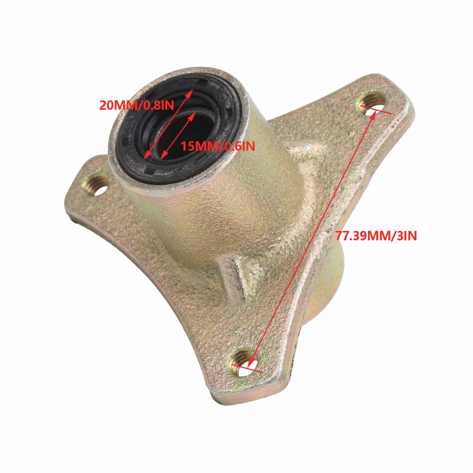 Mozzo del cuscinetto del cerchione della ruota anteriore Sostituzione del mozzo del cuscinetto del cerchione della ruota anteriore per 110CC 125CC Quad Dirt Bike ATV Go Kart