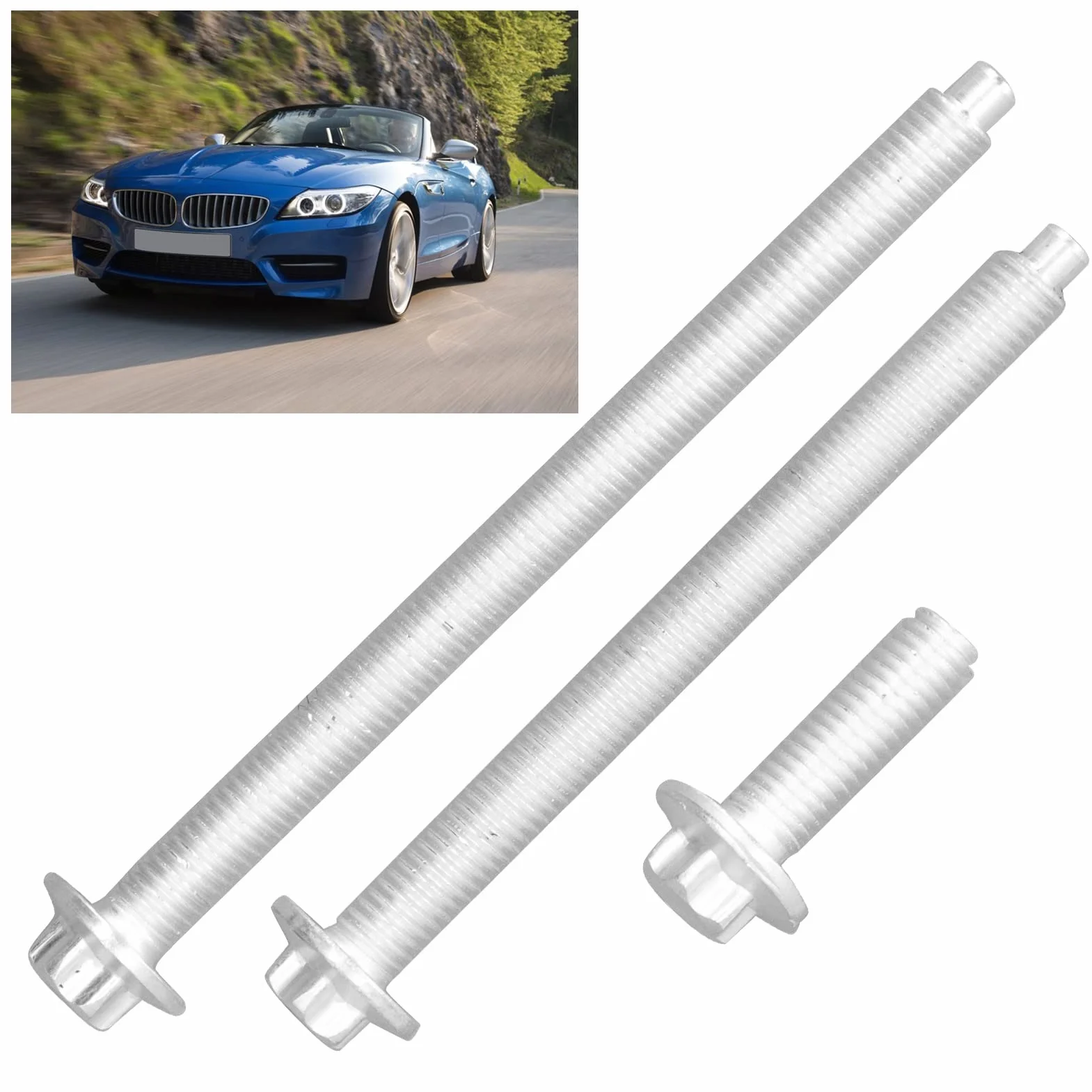 Aluminium Antiruggine Kit Bulloni Coppa Olio Motore 33 Pezzi per E88 E90 E91 E92 F23 F80 F61