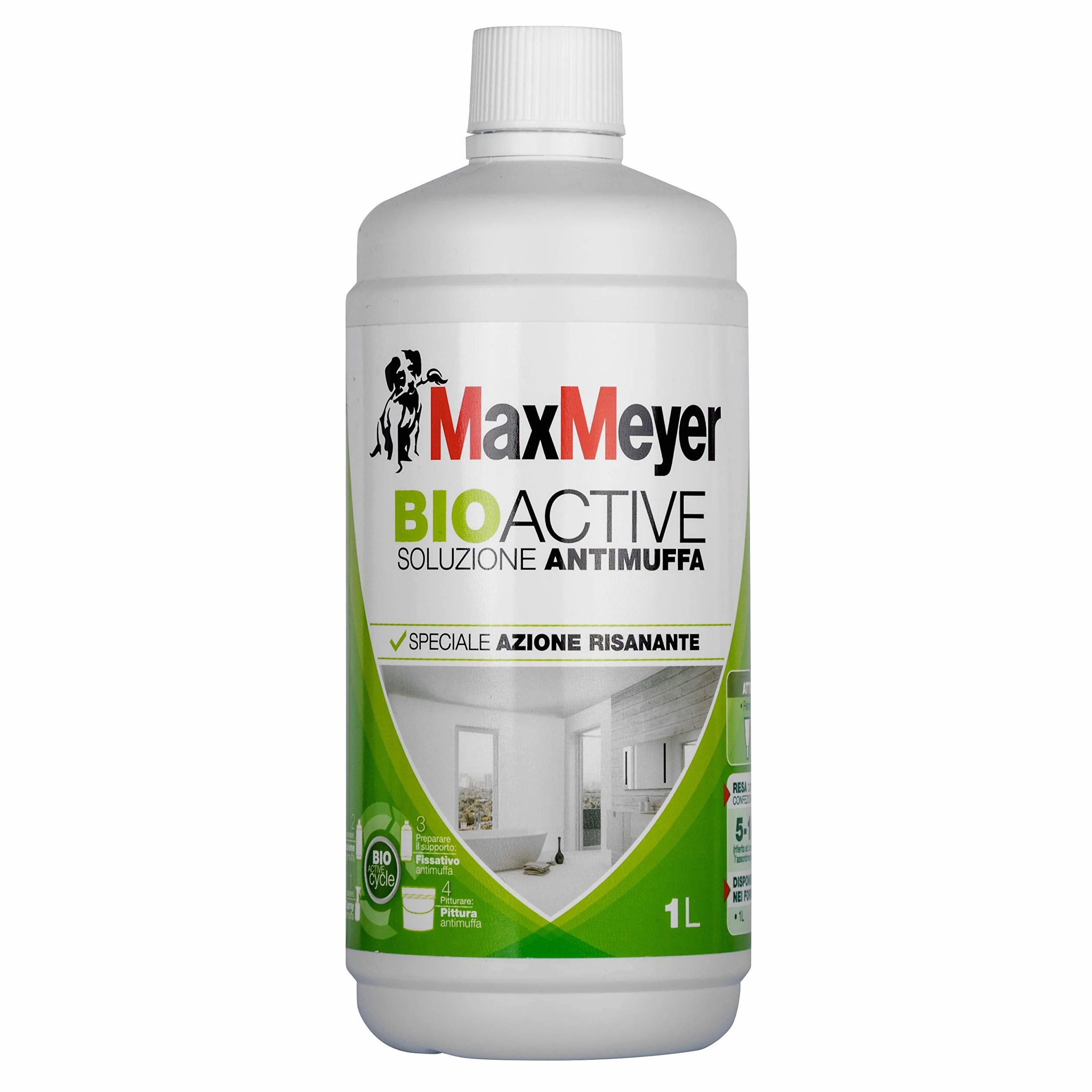MaxMeyer Soluzione Antimuffa per interni Bioactive INCOLORE 1 L