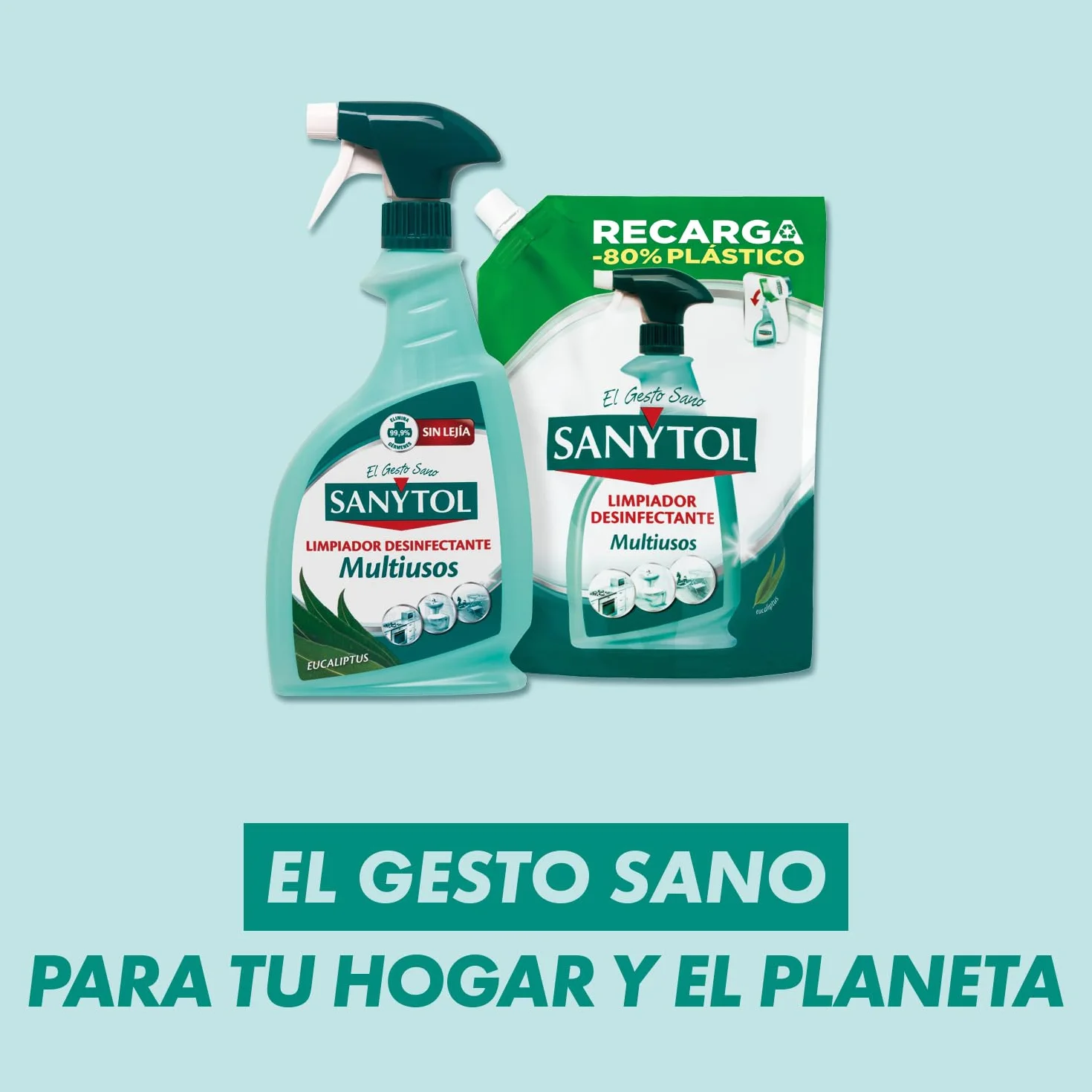 Sanytol Multiusos Recarga Euca 750Ml