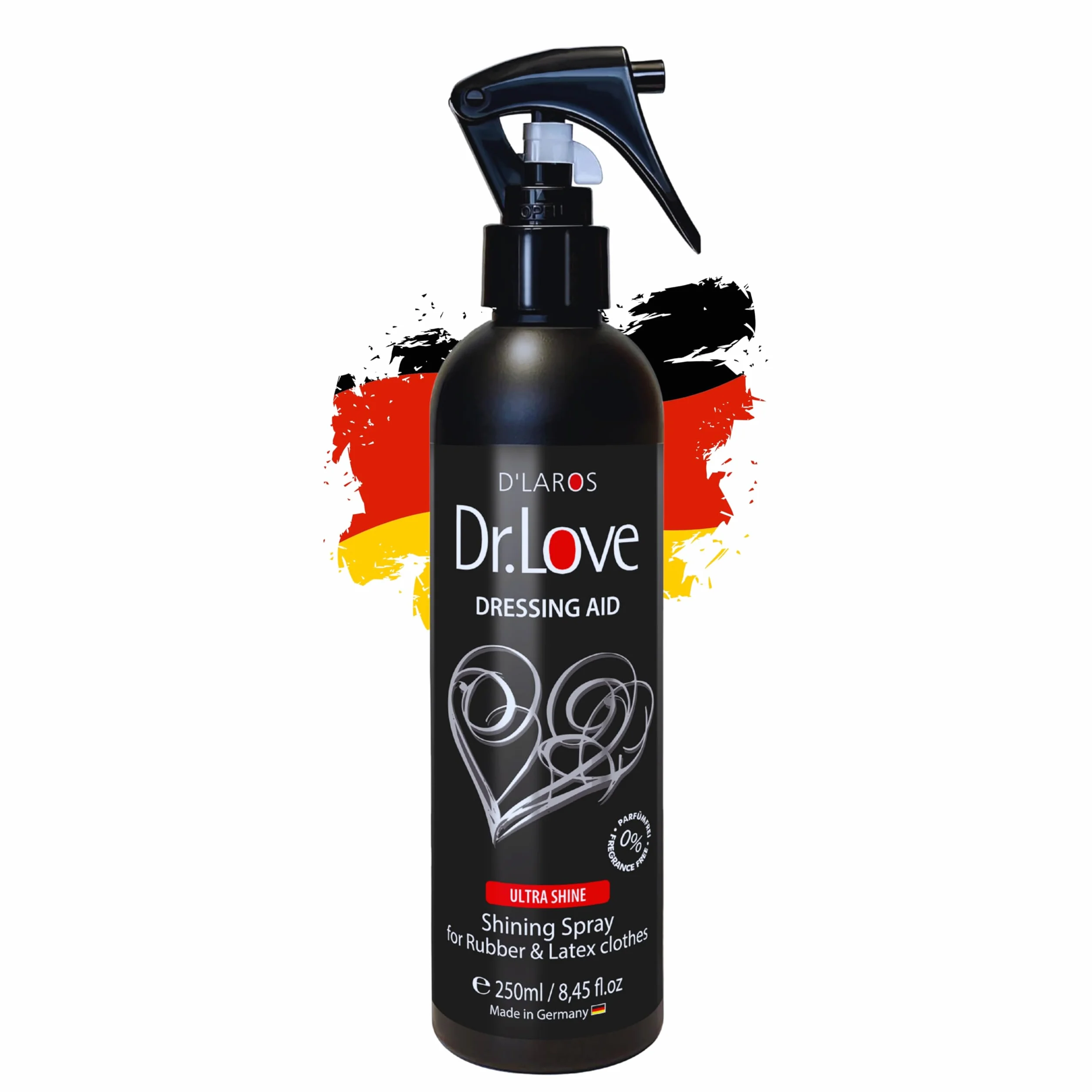 Dr. Love Shining Spray 250 ml do pielęgnacji lateksu, olej silikonowy, bezwonny