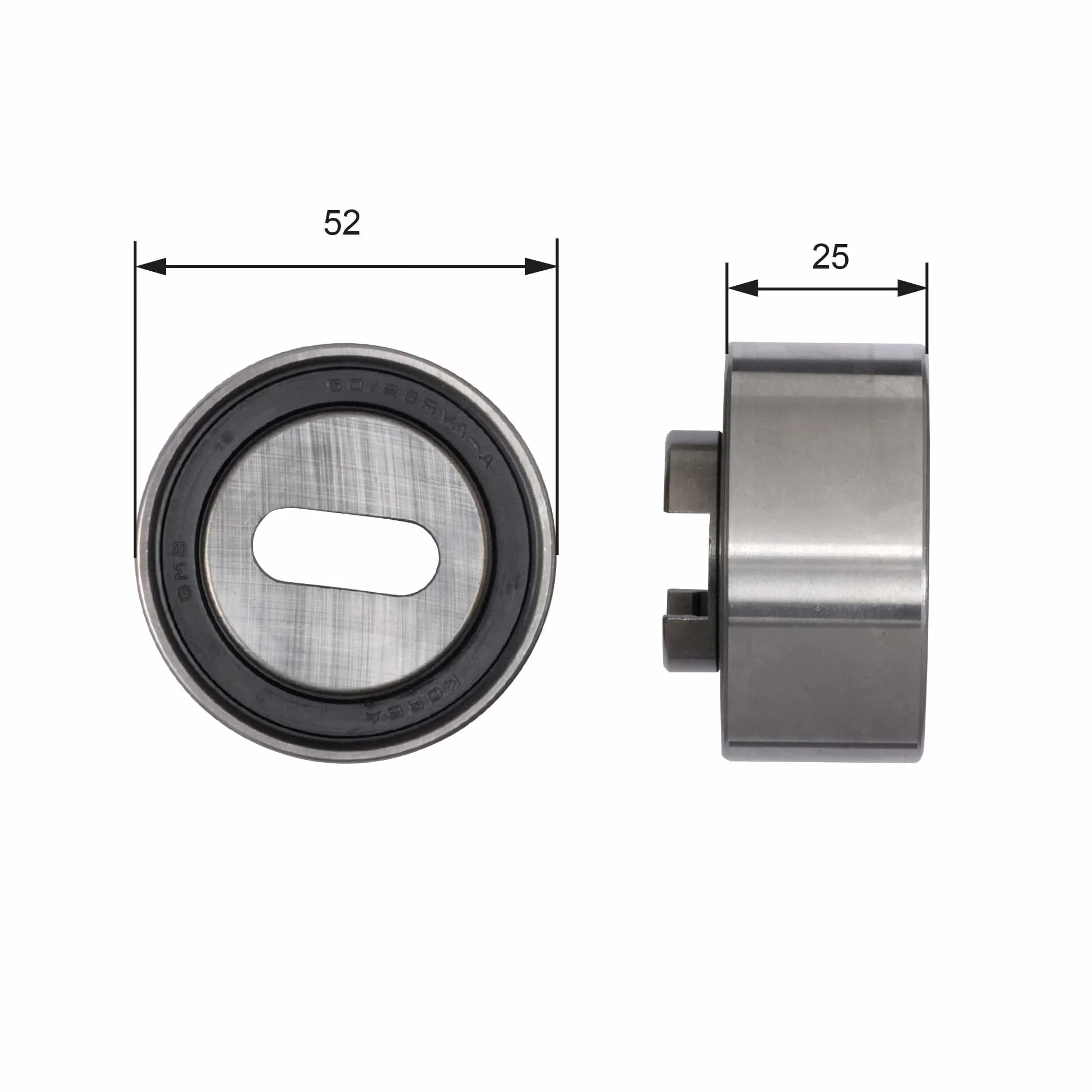 GATES Kit cinghia di distribuzione K015274XS 107 denti 22mm 856mm per KIA PRIDE DA, MAZDA 323 F VI BJ