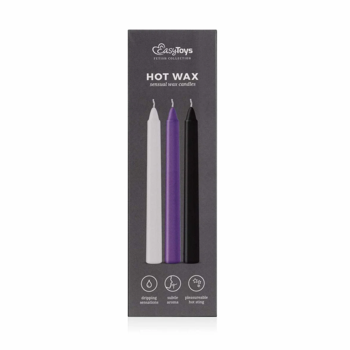 3 Piezas Velas Sensuales De Cera Caliente 90 Gr