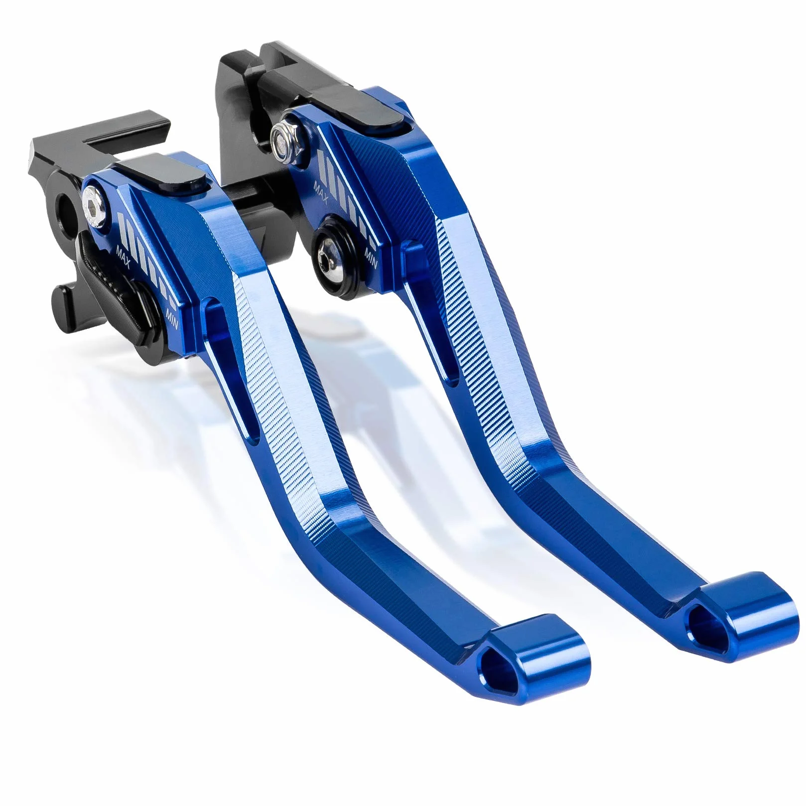PSLER Leva Freno e Frizione Moto Set 147mm per MT-125 R125 2014-2021 Blu