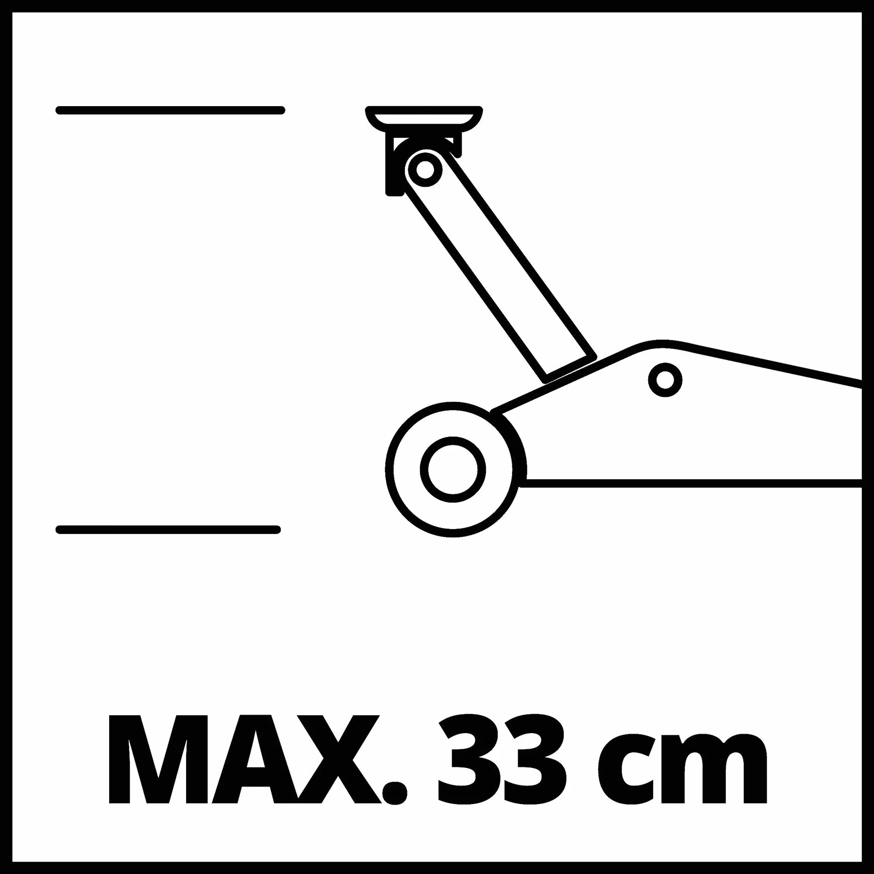 Einhell Cricchetto idraulico carrellabile CC-TJ 2000 (portata 2 t, altezza in. 13.5 cm, altezza max 33 cm)