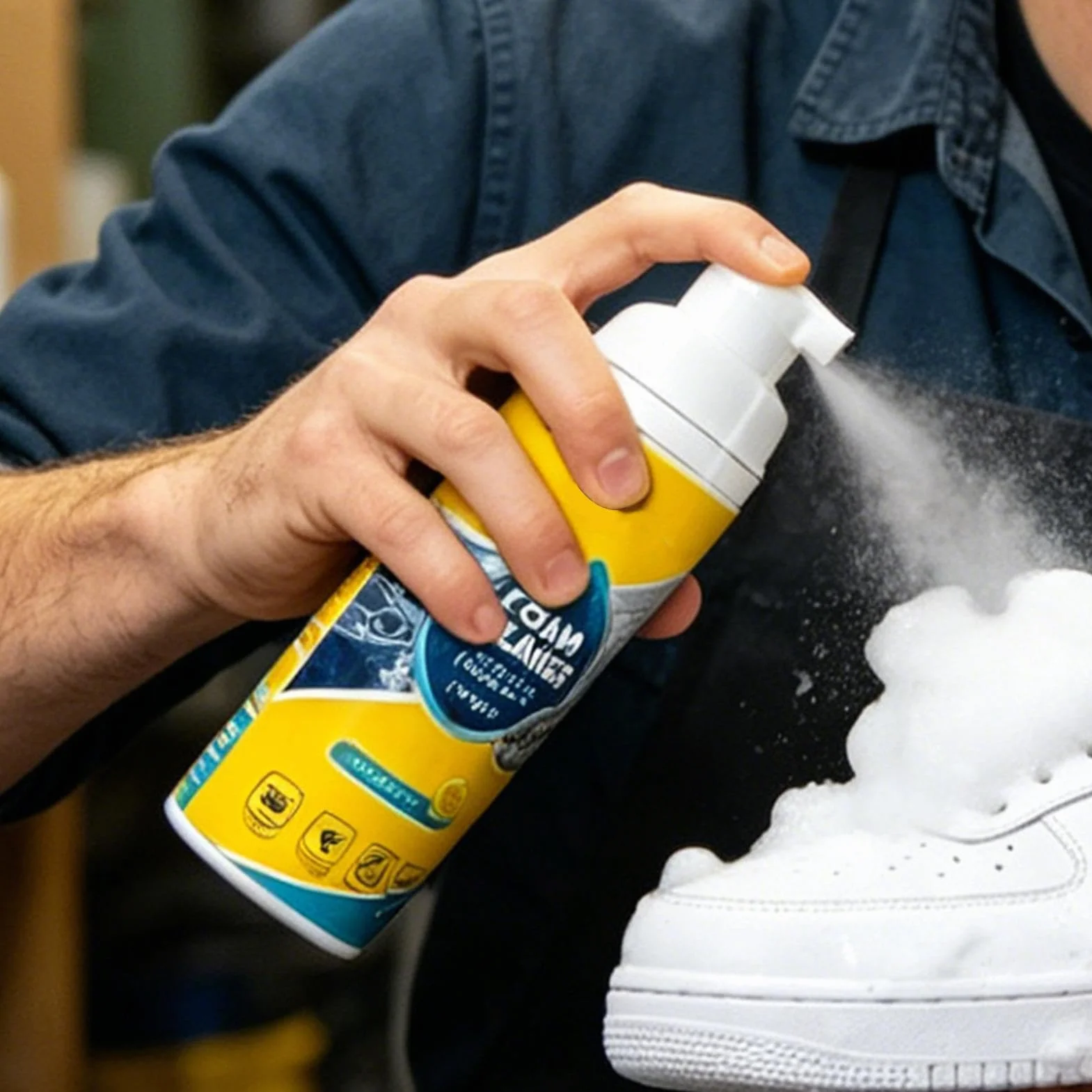150ml Multi-purpose Foam Cleaner 4-In-1 Pulitore A Schiuma Per Interni Auto