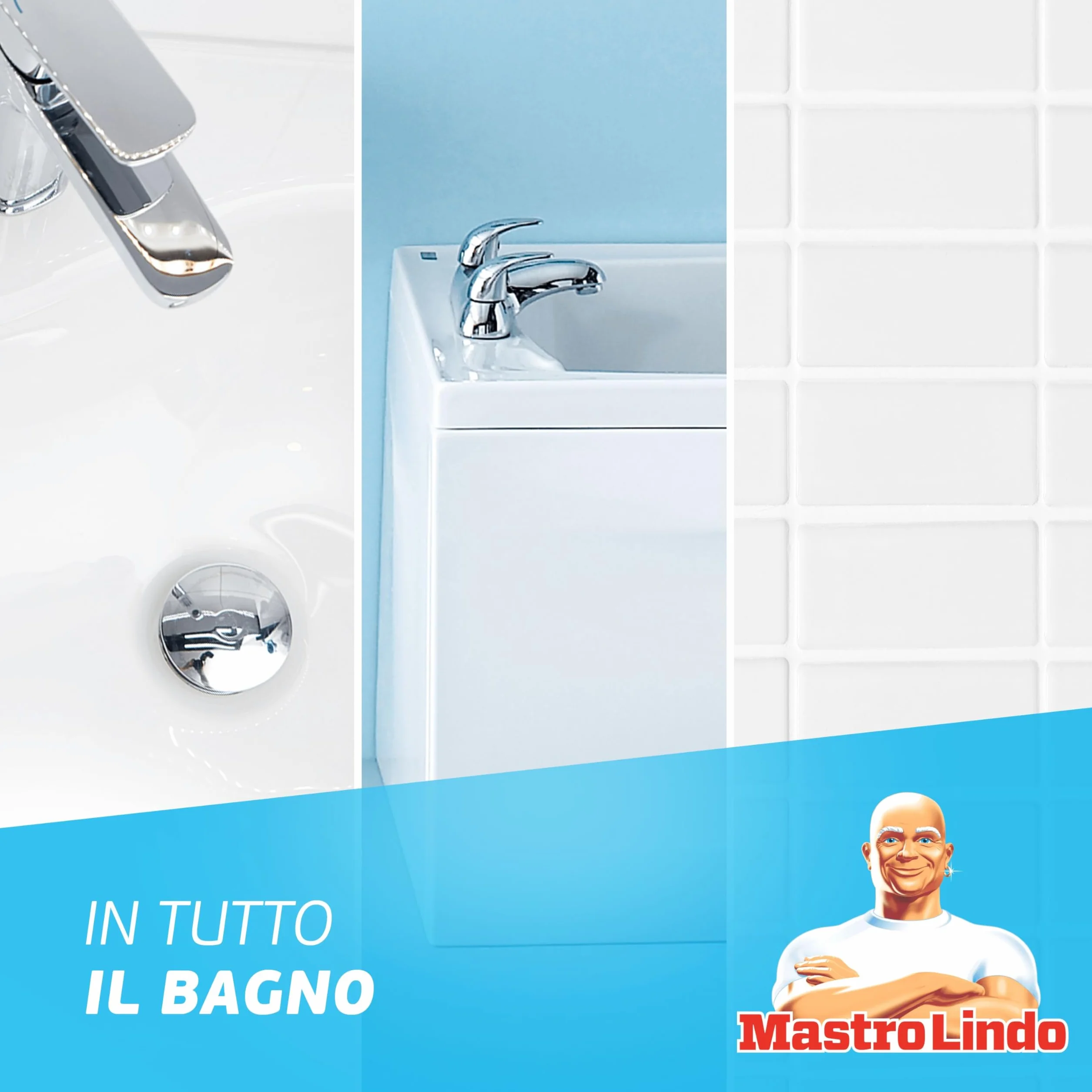 Mastro Lindo Detersivo Liquido Bagno 12 x 930ml Ambi Pur Fresco Delicato
