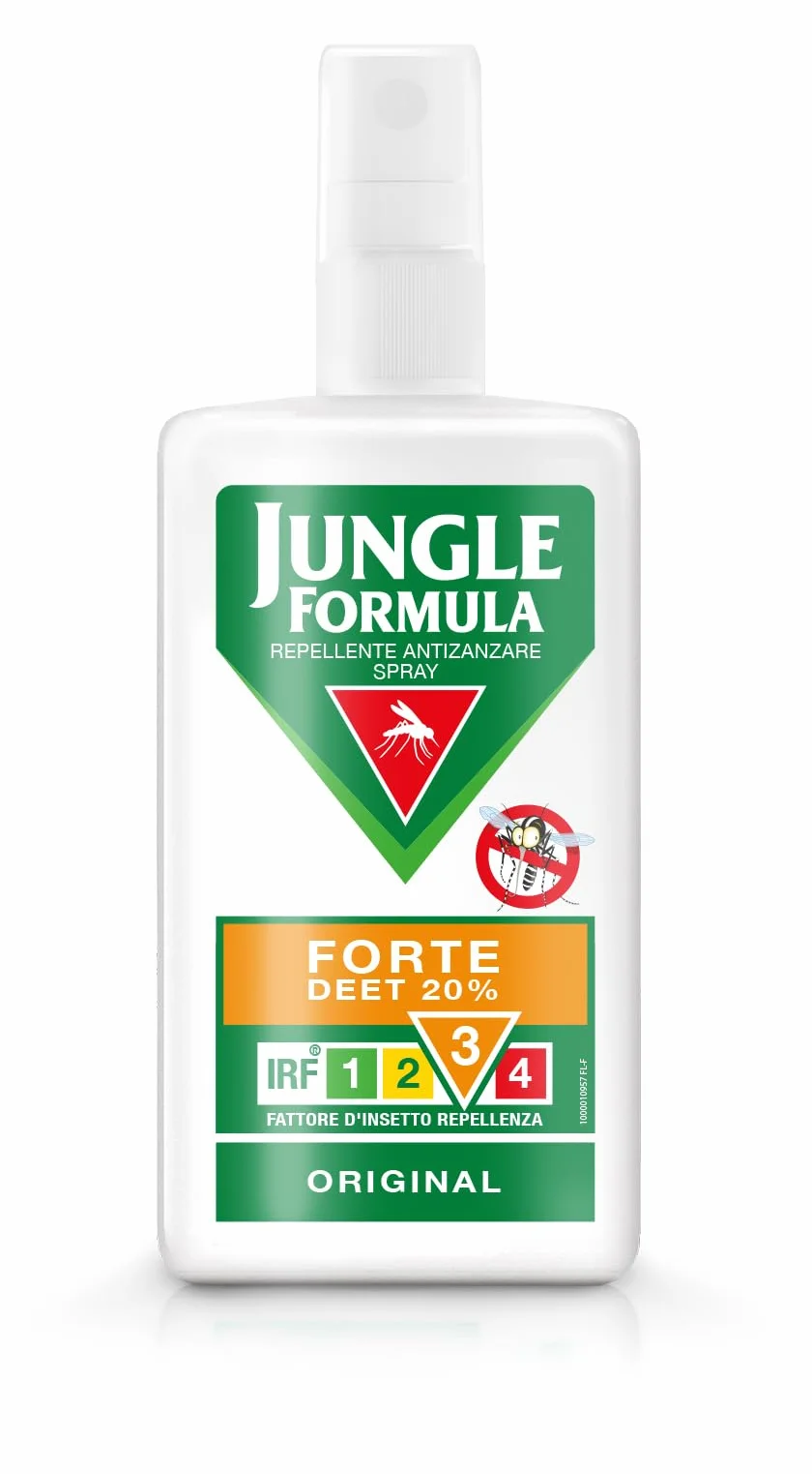 Jungle Formula Forte Spray Repellente Insetti 75 ml Protezione 6 Ore Zanzare Tigre