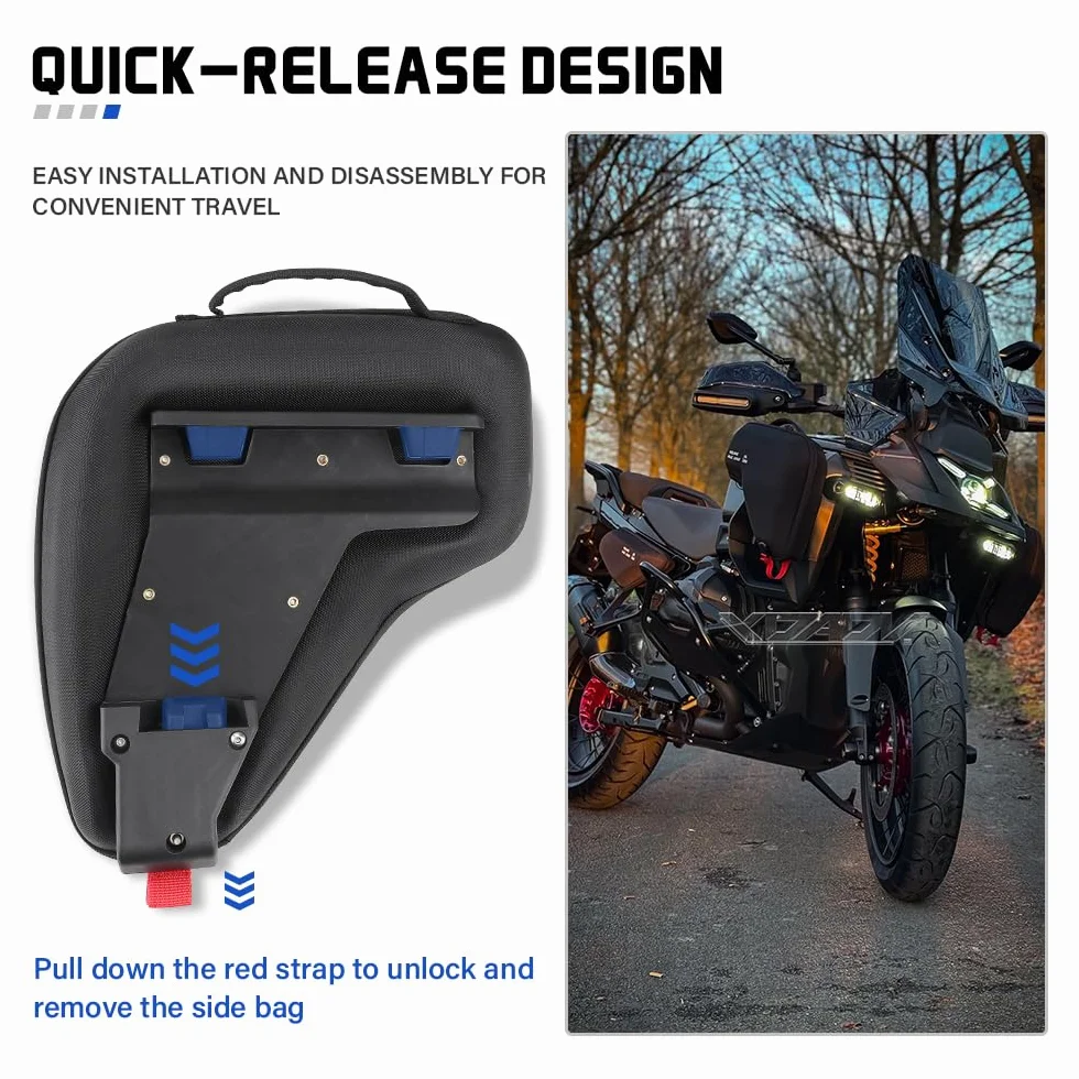Per BMW R 1300 GS Adventure Borsa in Nylon per Veicolo con Protezione Rigida del Radiatore Borsa R1300GSA 2024+ per Telaio Anteriore Borsa Portautensili Accessorio