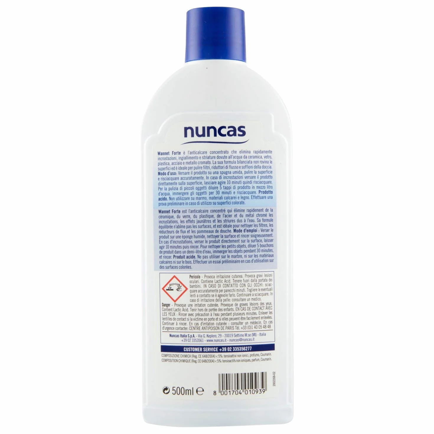 Nuncas Wannet Anticalcare Forte 500ml