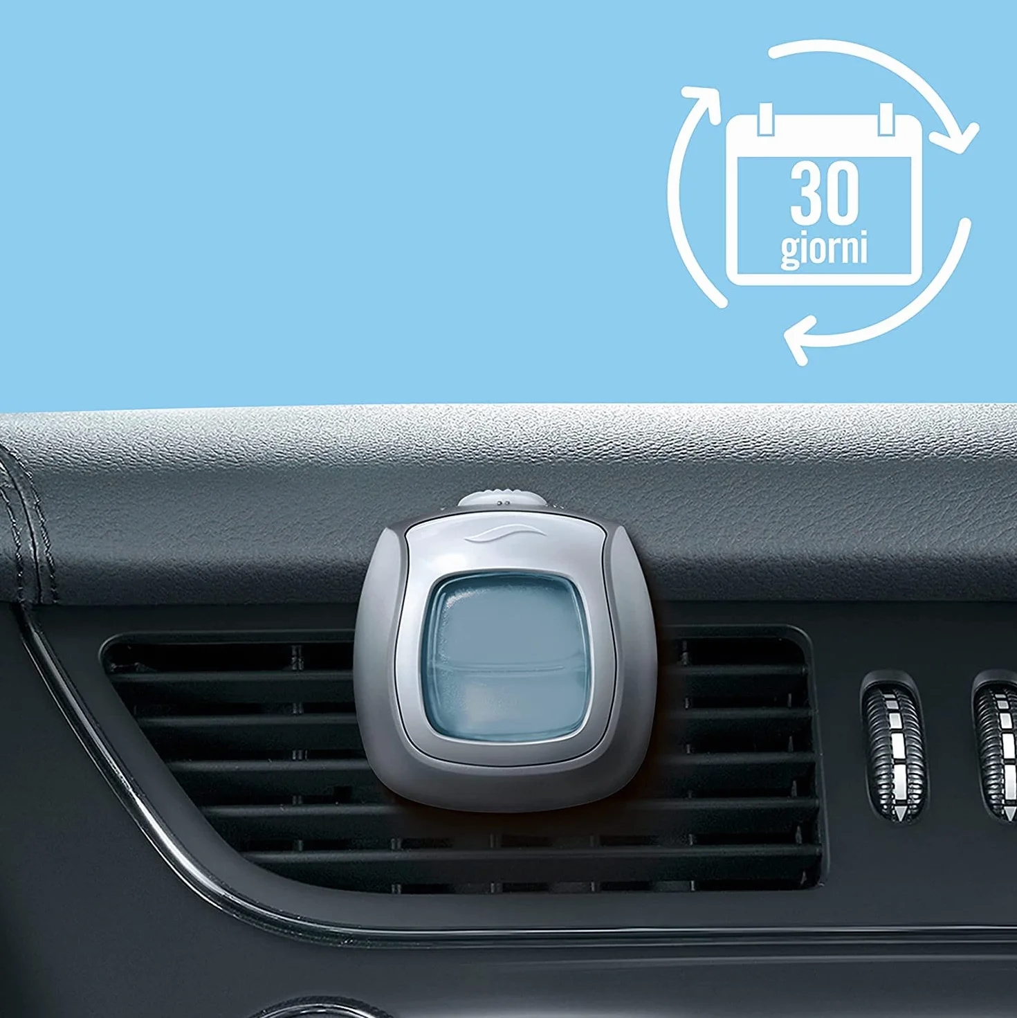 Ambi Pur Car Starter Kit Deodorante Per Ambienti Con Clip Alla Brezza Leggera 2ml 6 Pezzi