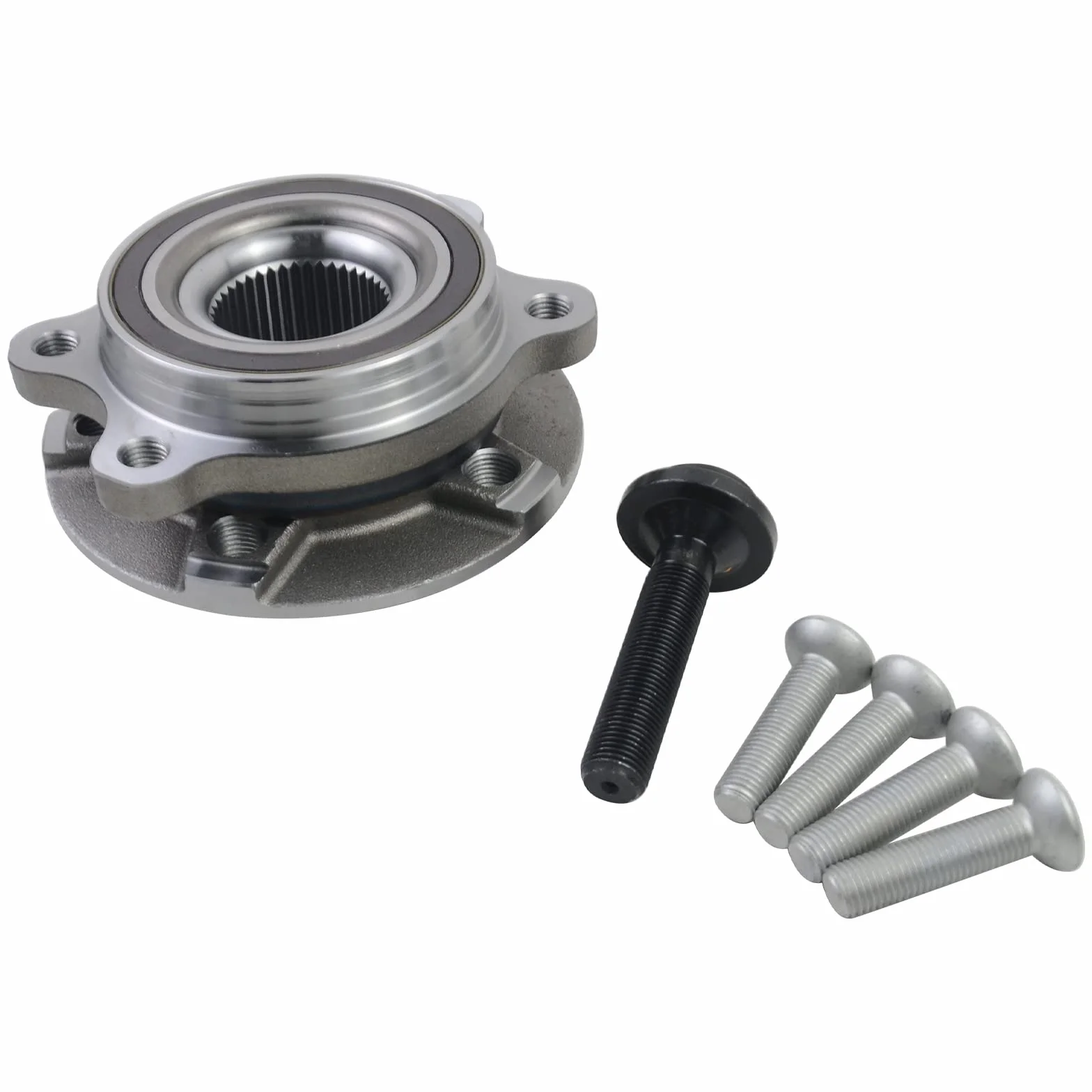 Set Cuscinetti Ruota Anteriore Cuscinetto Ruota con Mozzo Ruota Compatibile con A4 A5 A6 A7 A8 Q5 2007-2018 8K2 B8 C7 4G5 4HL 8RB 8K0407613B 4H0498625B