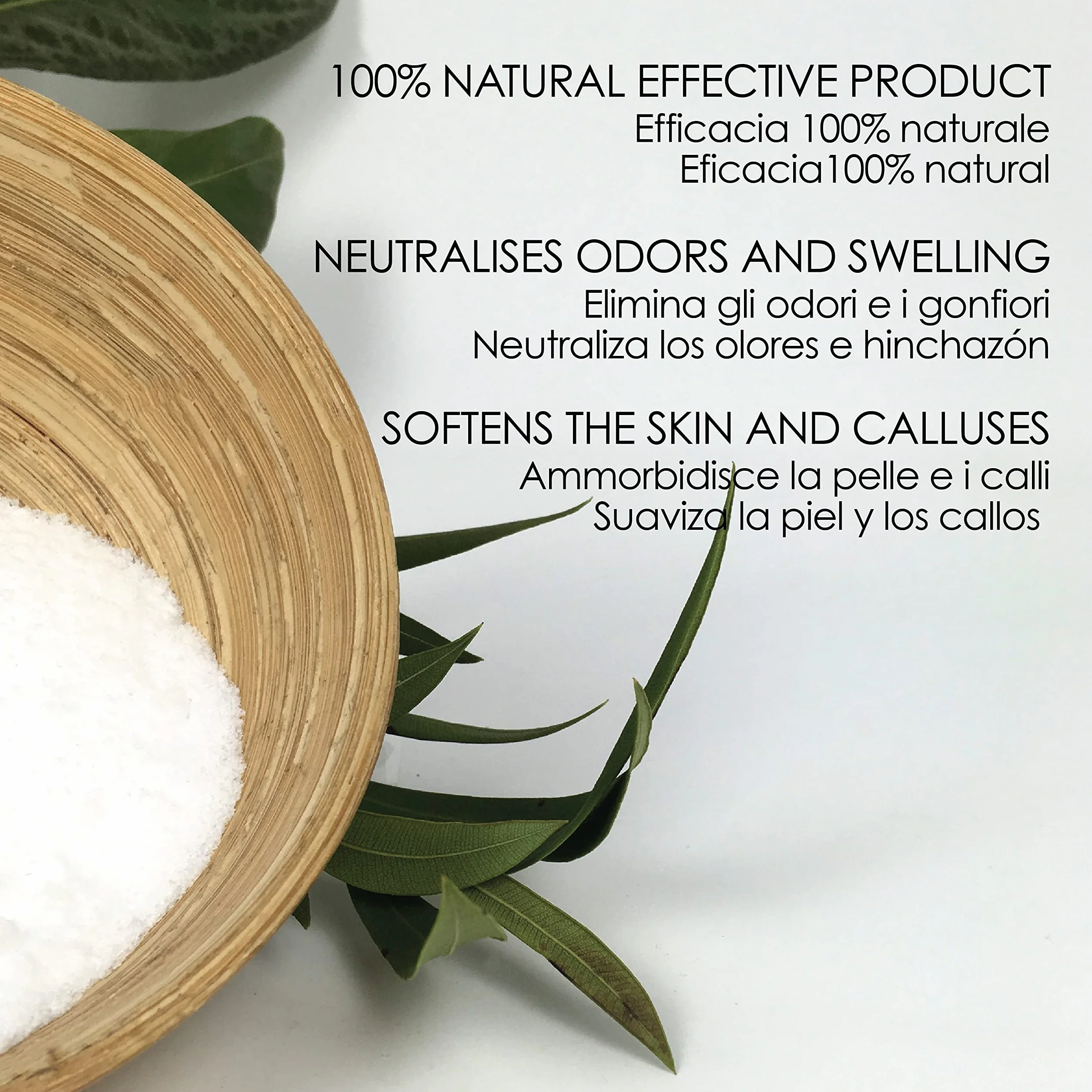 Lynpha Vitale Allume di Potassio Polvere Puro Mineral 500 gr - Ideale per Pediluvio e Cattivi Odori