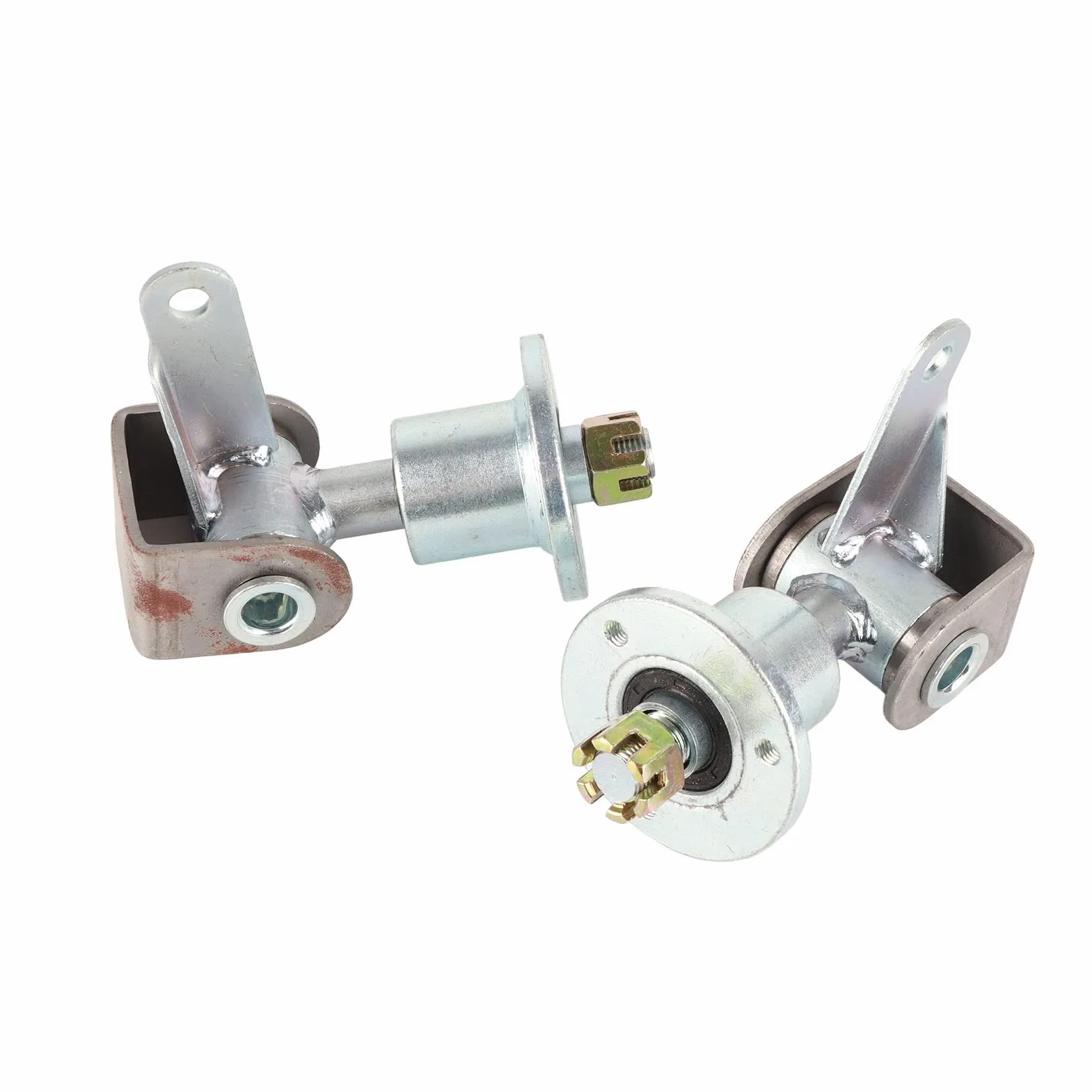 Ruote Go Kart Mandrino Sterzo Go Kart Mandrino Go Kart 17Mm 3 Prigionieri Ruota Anteriore Cuscinetto Flangia Fuso A Snodo Mandrino Per Pneumatici 5In Go Kart Atv Quad Bike