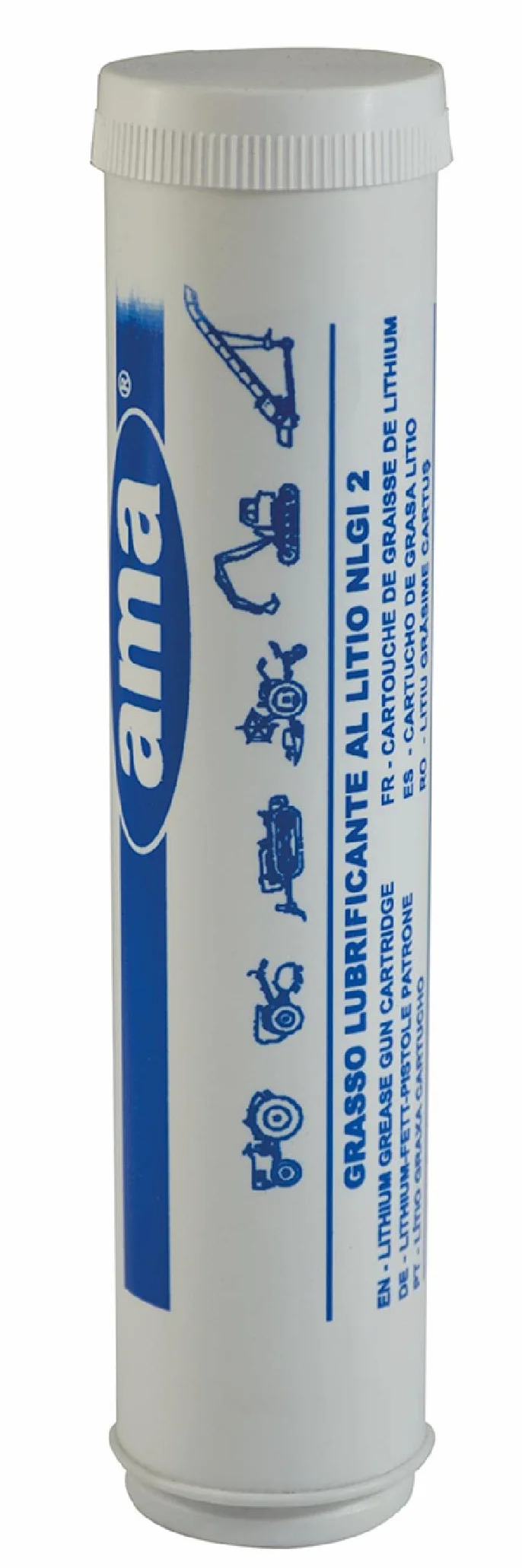 Cartuccia Grasso Litio Blu Ama 600 g Adesivo Resistente