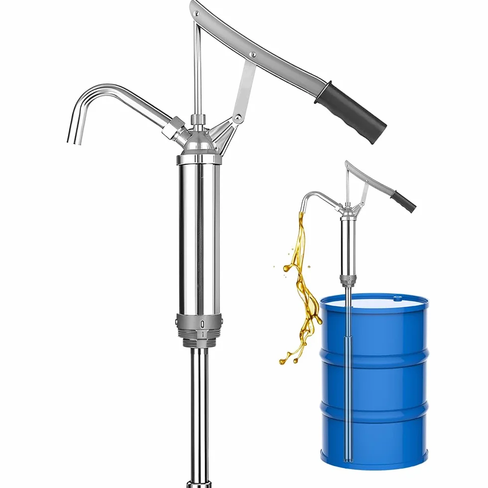 Pompa a Leva per Fusto Olio, Pompa a Leva Telescopica, Pompa a Barile con Leva, Pompa per Olio per Olio Motore, Gasolio, Olio Lubrificante, Olio per Ingranaggi e Altri Oli Liquidi
