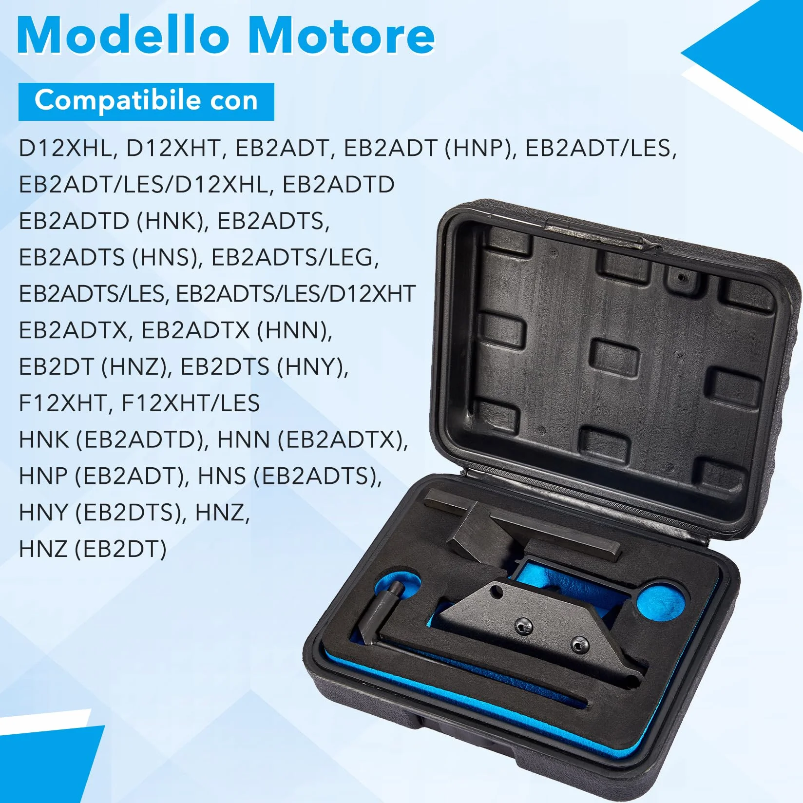 CarBole Kit Attrezzi Messa in Fase Motore 1.2 GDI PureTech Strumento Allineamento Camme Citroën Peugeot Opel OEM 0109-2B J-0109-2C J-0109-2D