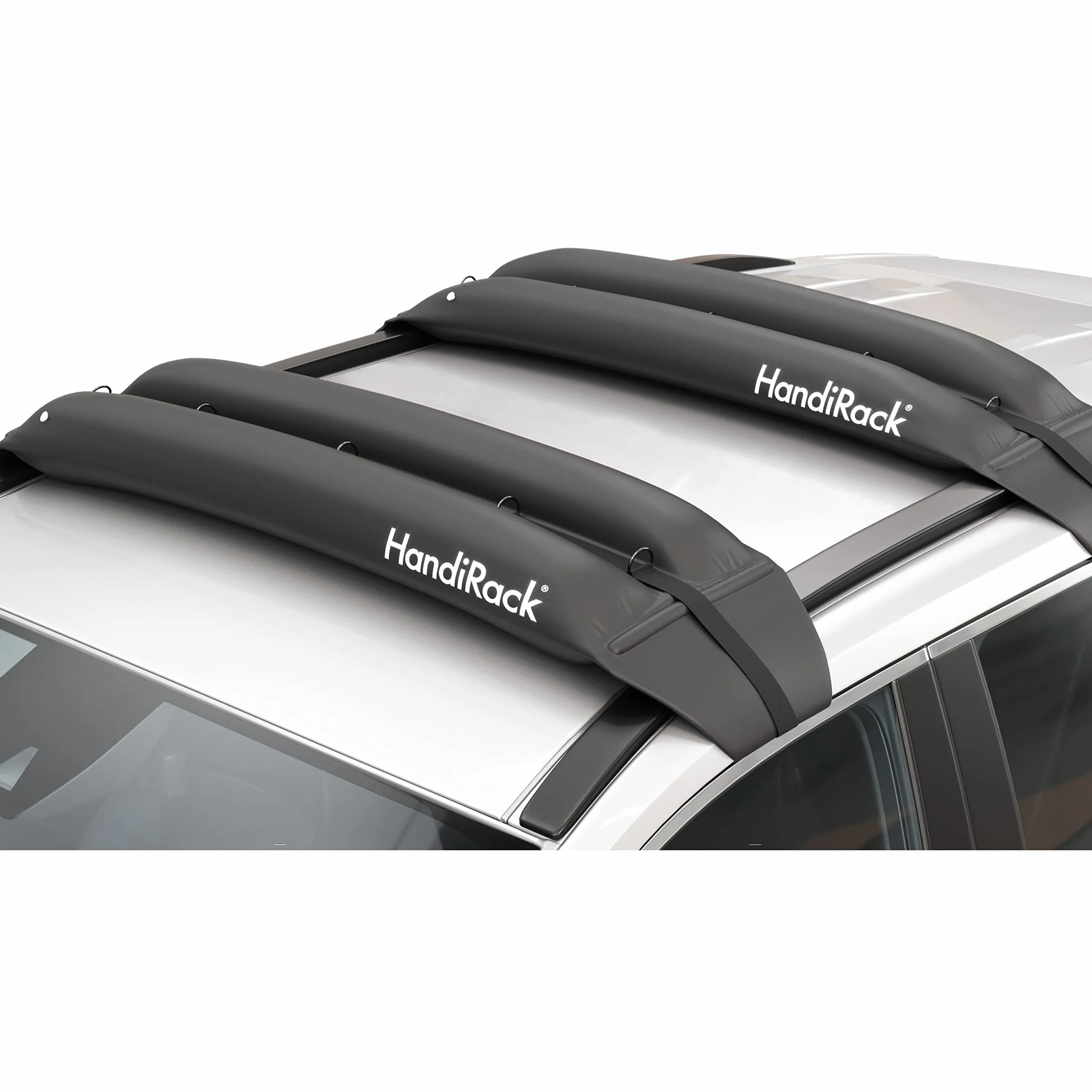 HandiWorld HandiRack Portapacchi Universale per Auto Barra da Tetto Impieghi Pesanti Nero