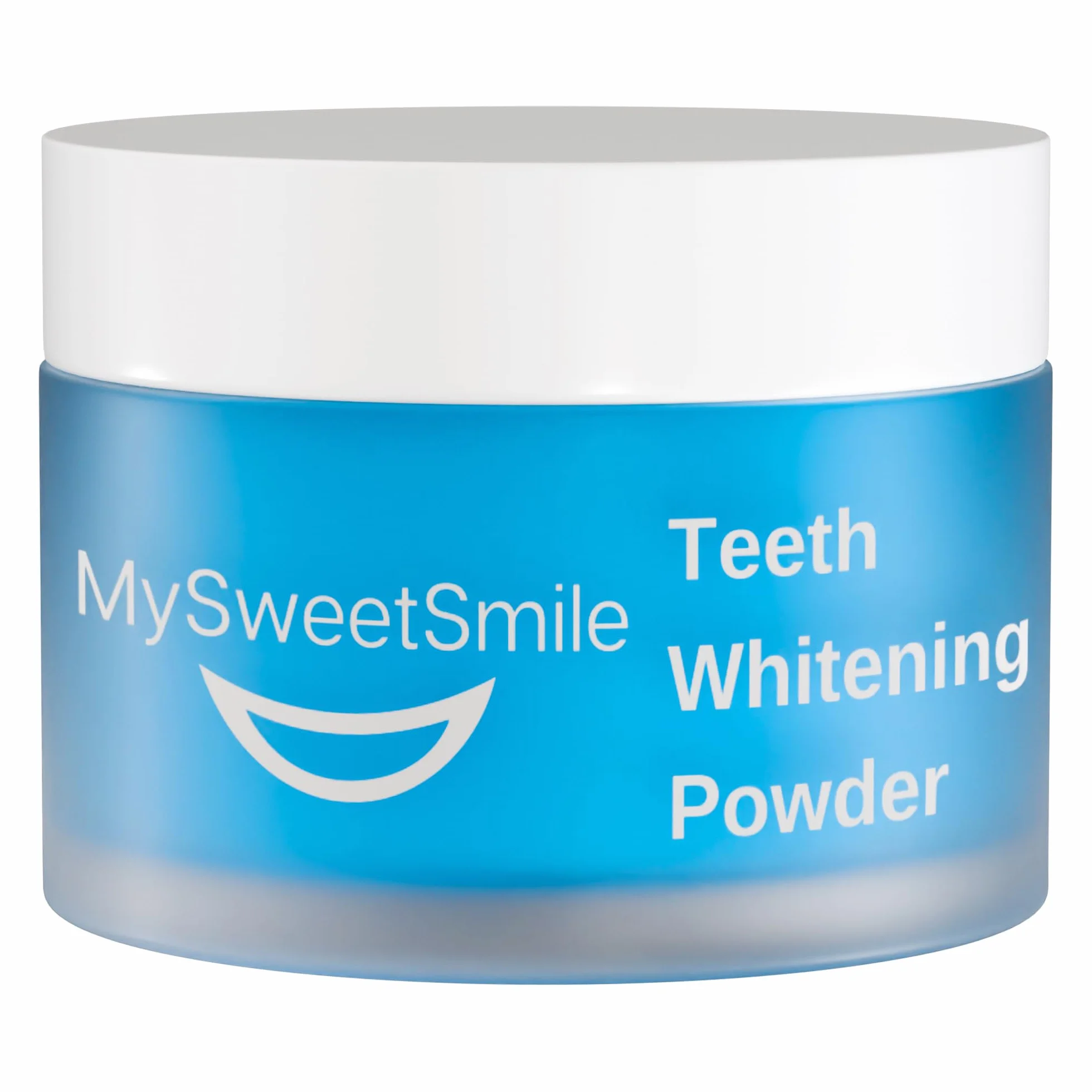MySweetSmile Polvere Sbiancante per Denti - Approvata dai Dentisti - Sicura per lo Smalto - Gusto Menta - Fornitura 6 Mesi