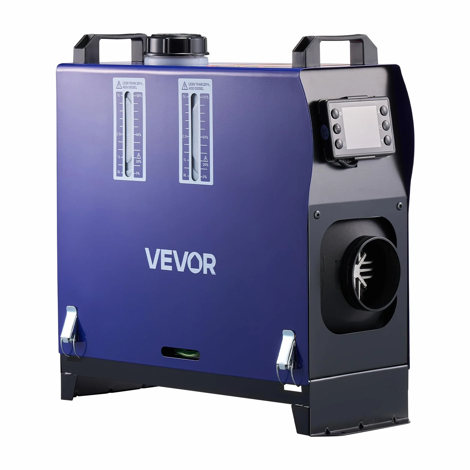 VEVOR Riscaldatore Diesel 8 kW DC 12V/24V Portatile Telecomando Schermo LCD Serbatoio 5L