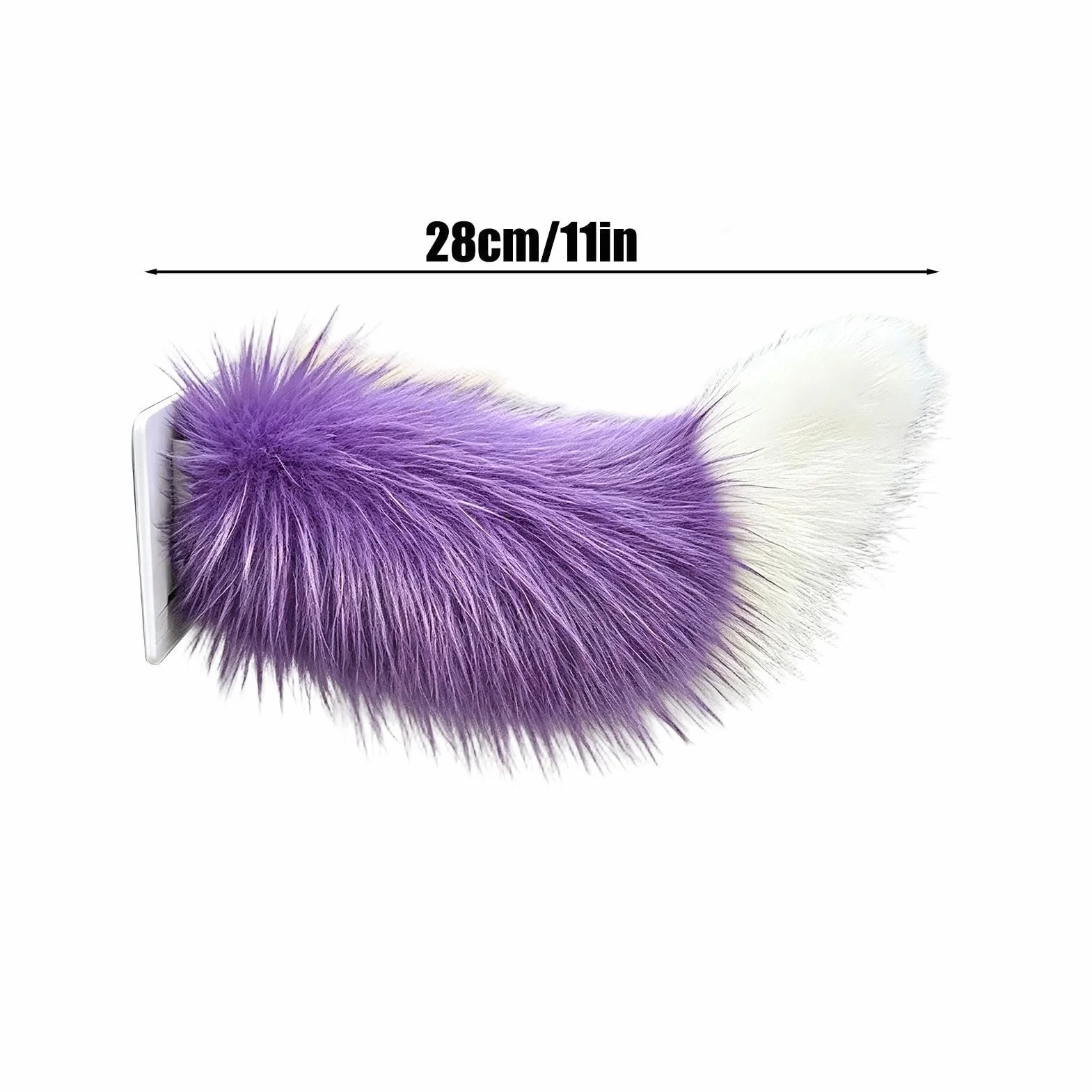 Coda Mobile Elettrica con Telecomando,Scodinzolante Telecomandata Ricaricabile Realistica Carina Decorazione,Decorazione Auto in Peluche - Per Camper Viaggi Camion Moto Casa Vacanze Compleanno Feste S